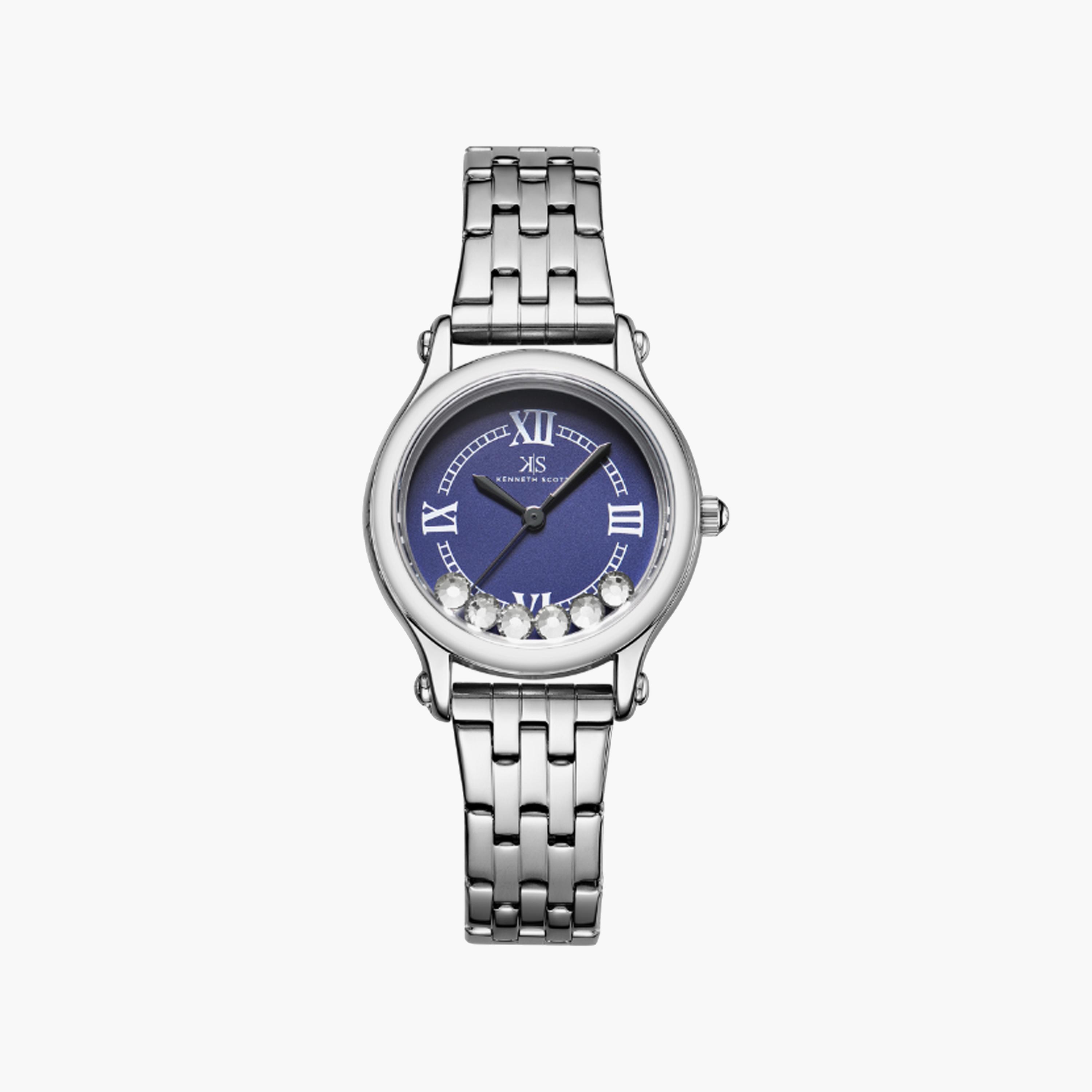 K25510-SBSN | ساعة حريمي أنالوج ستانلس ستيل من كينيث سكوت فضي مقاس 30 مم-women-watchesandjewellery-watches-image-1