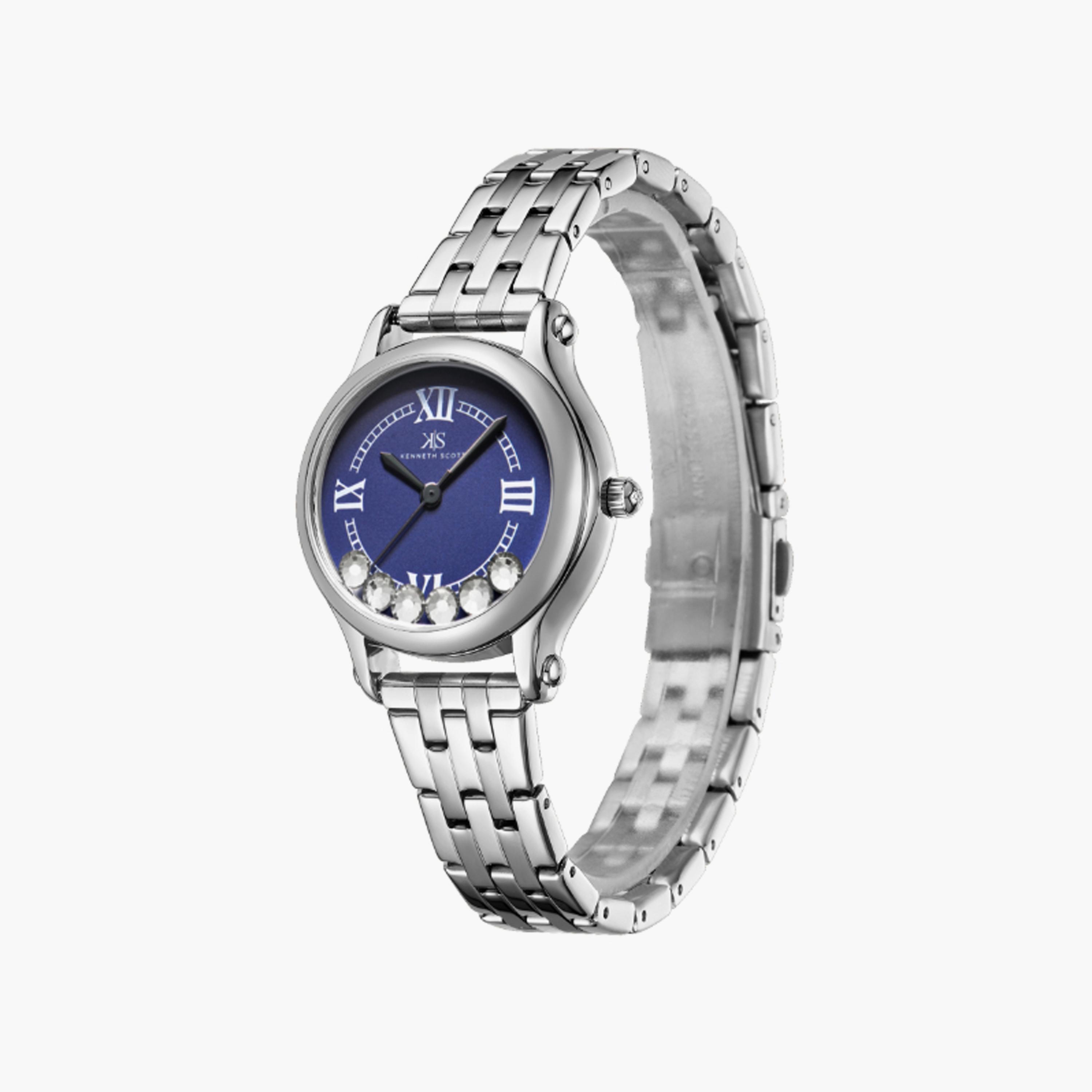K25510-SBSN | ساعة حريمي أنالوج ستانلس ستيل من كينيث سكوت فضي مقاس 30 مم-women-watchesandjewellery-watches-image-2