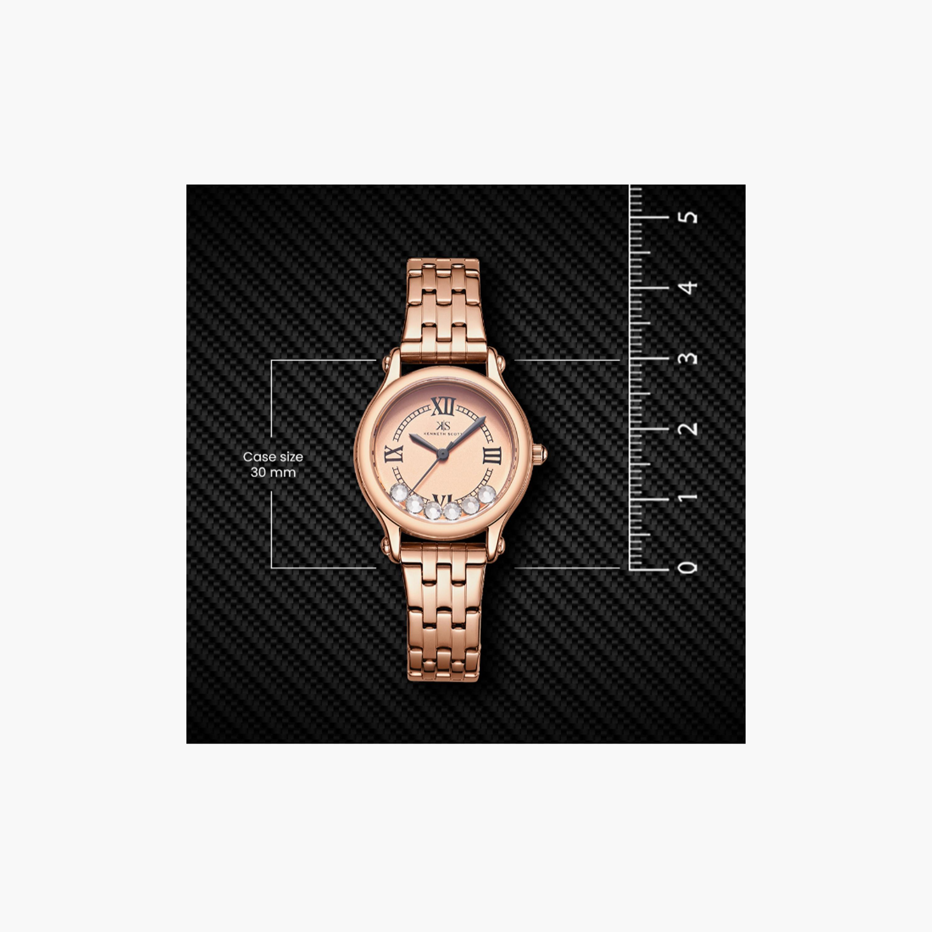 K25510-RBKK | ساعة حريمي أنالوج ستانلس ستيل من كينيث سكوت وردي ذهبي مقاس 30 مم-women-watchesandjewellery-watches-image-5