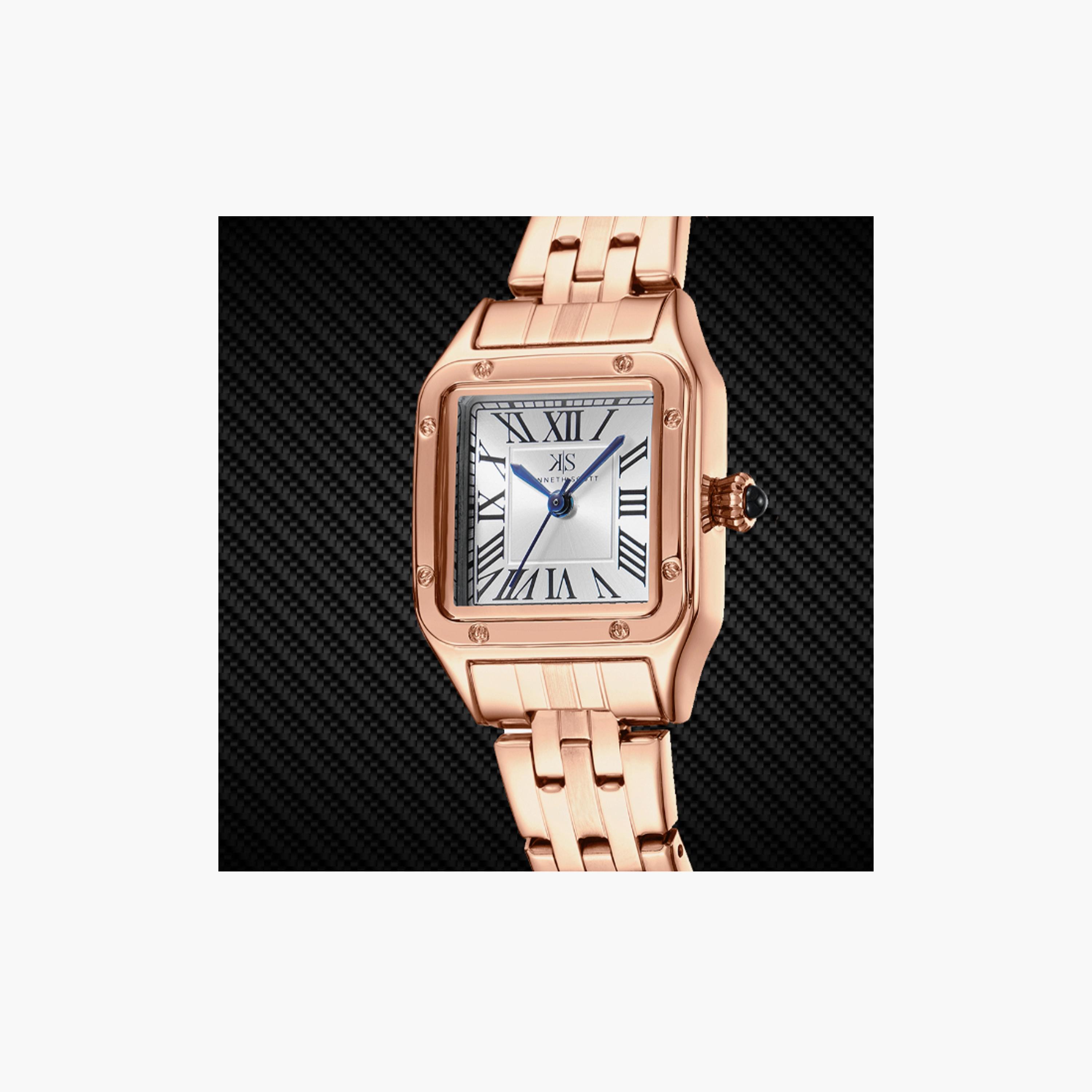 K25512-RBKW | ساعة حريمي أنالوج ستانلس ستيل من كينيث سكوت وردي ذهبي مقاس 24 مم-women-watchesandjewellery-watches-image-4