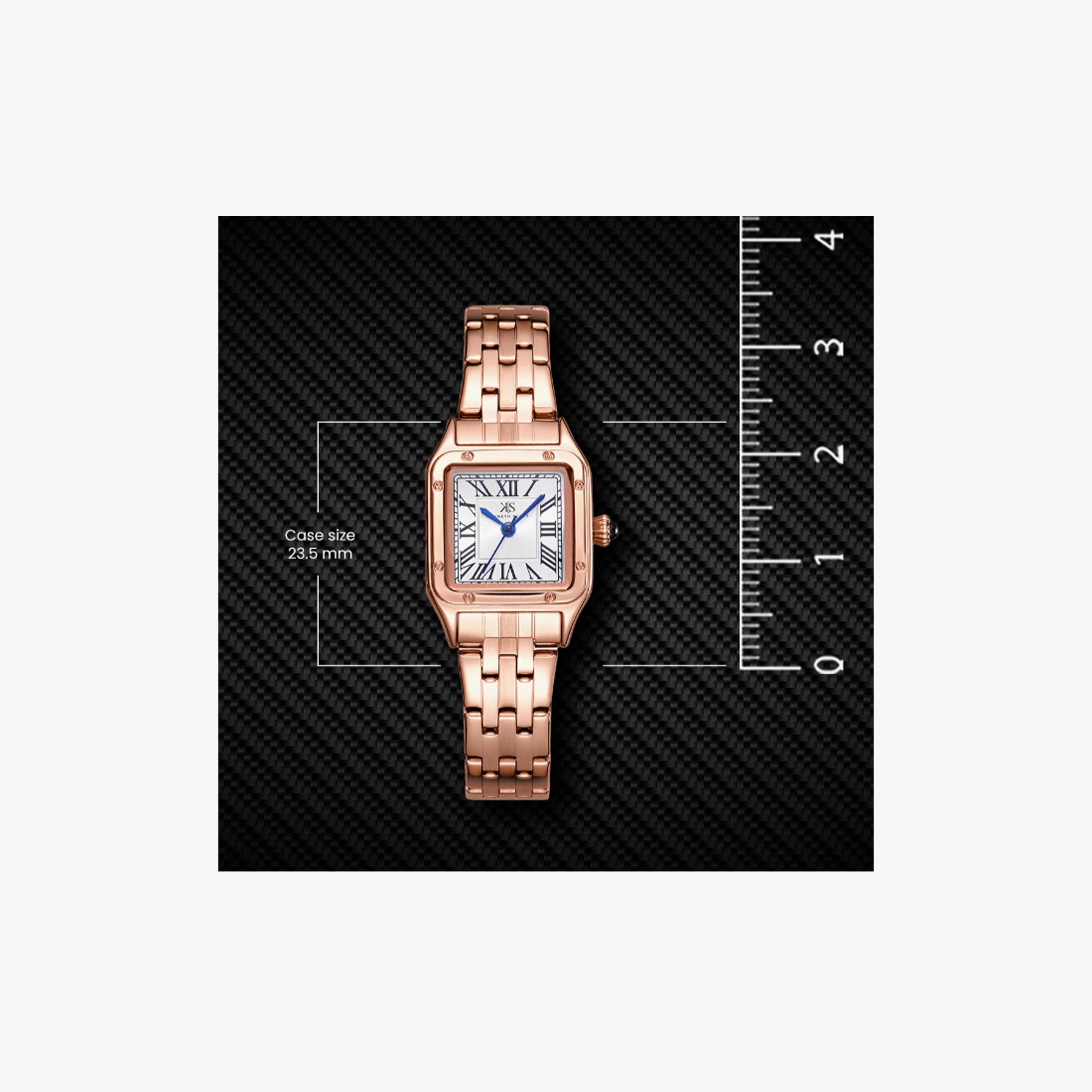 K25512-RBKW | ساعة حريمي أنالوج ستانلس ستيل من كينيث سكوت وردي ذهبي مقاس 24 مم-women-watchesandjewellery-watches-image-5