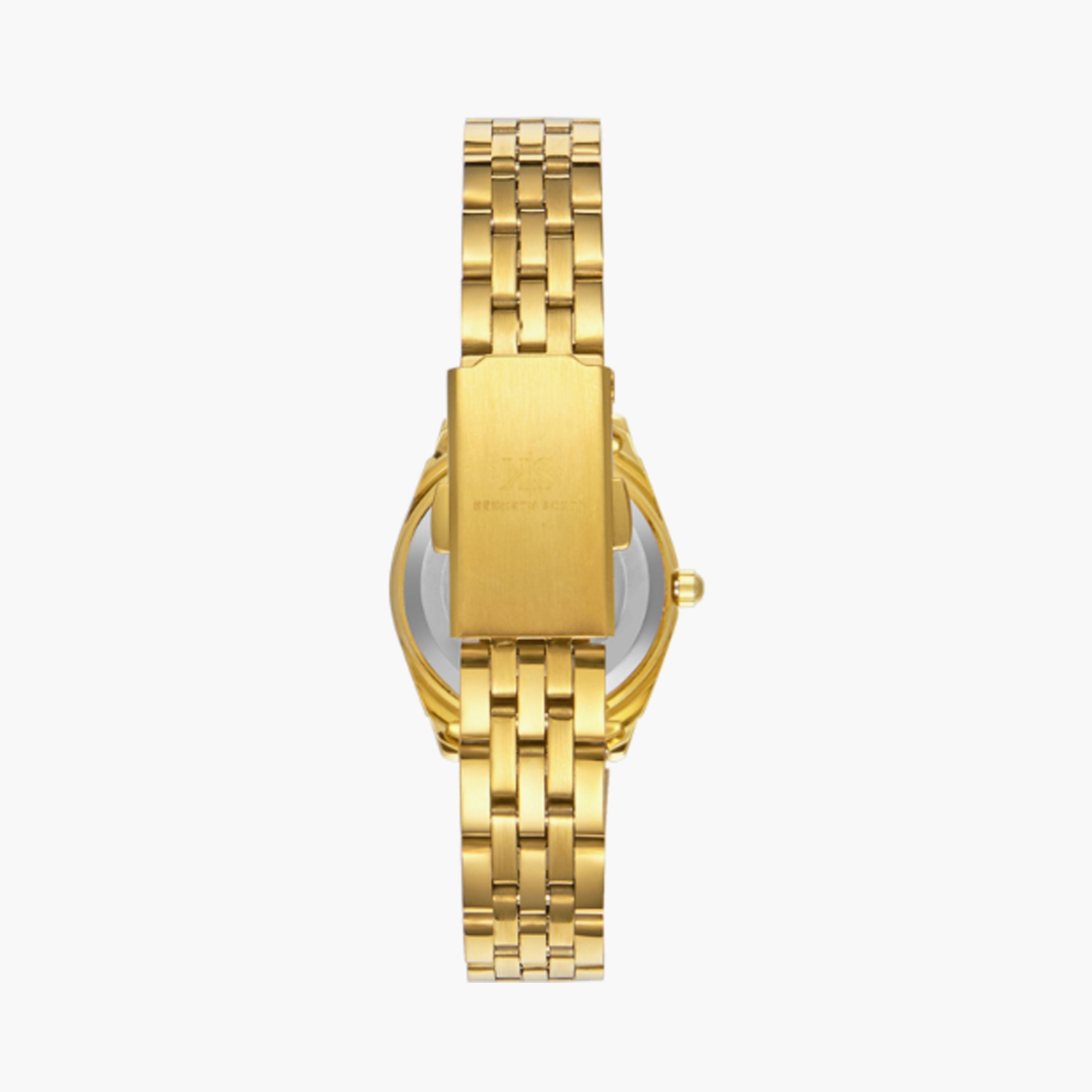 K23554-GBGC | ساعة حريمي أنالوج ستانلس ستيل من كينيث سكوت ذهبي مقاس 28 مم-women-watchesandjewellery-watches-image-3