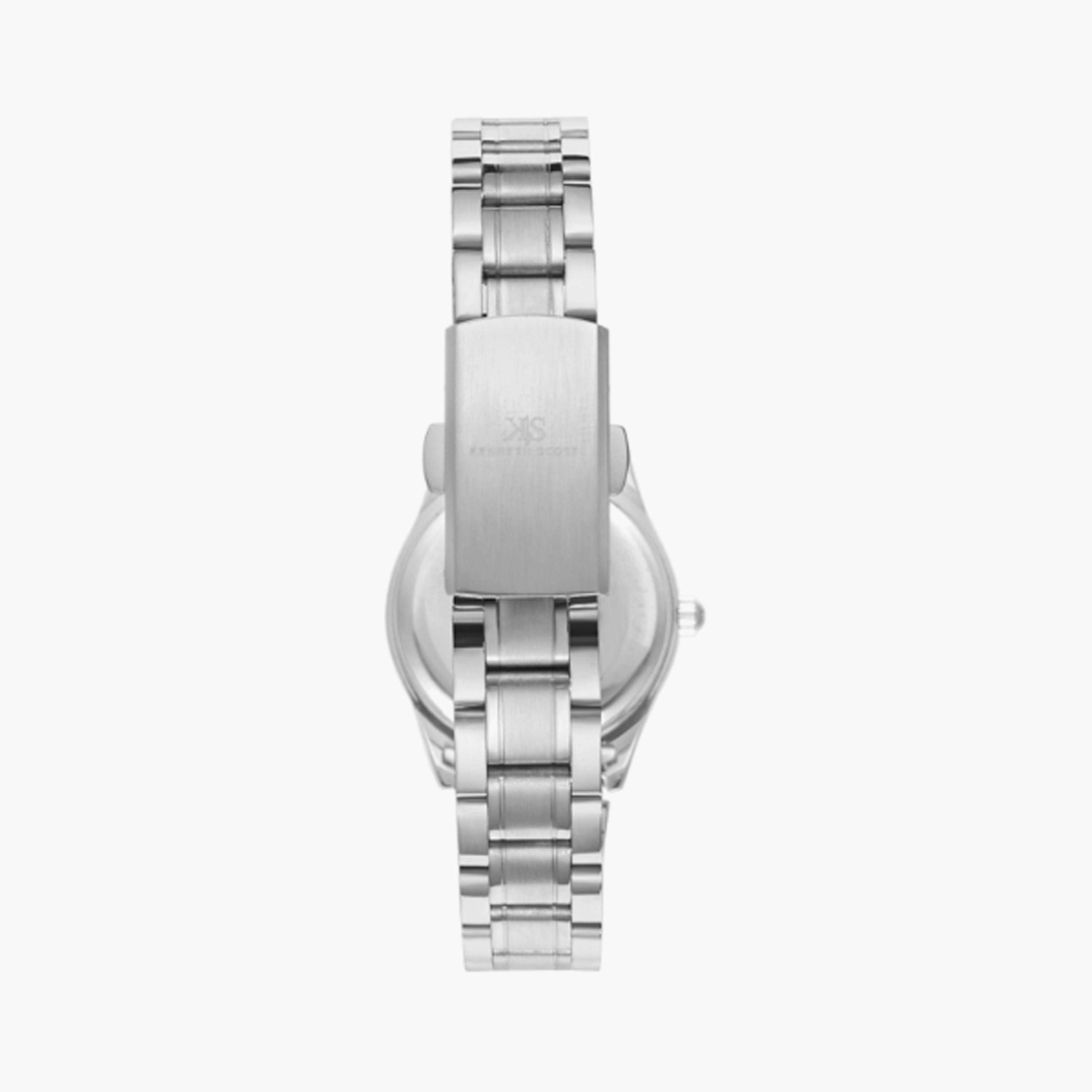 Kenneth Scott Women's 28 MM Silver Analog Stainless Steel Watch | K23552-SBSW-women-watchesandjewellery-watches-image-3
