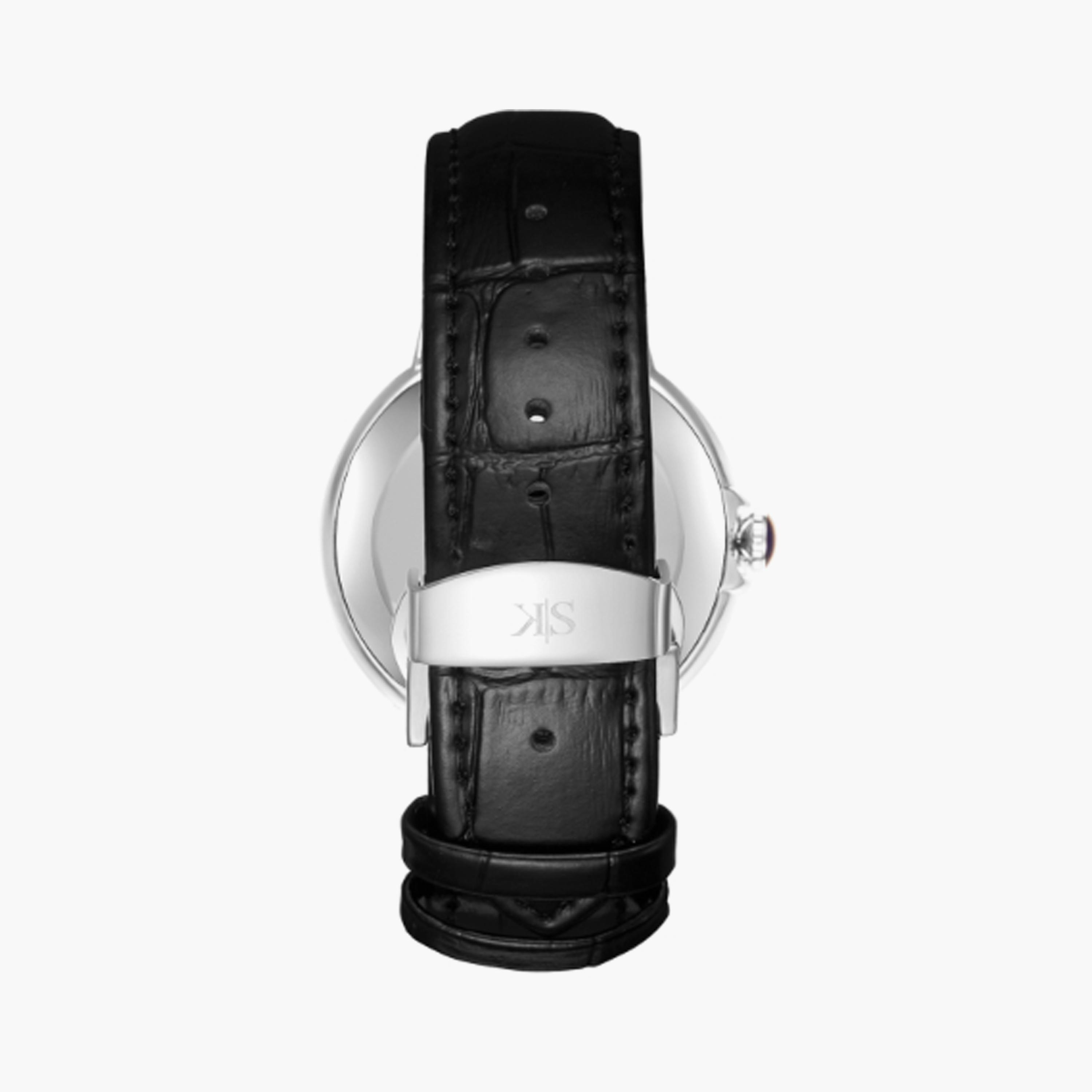 K23053-SLBW | ساعة للرجال من كينيث سكوت بعرض انالوج وسوار من الجلد الطبيعي اسود مقاس 41 مم-men-watchesandjewellery-watches-image-3