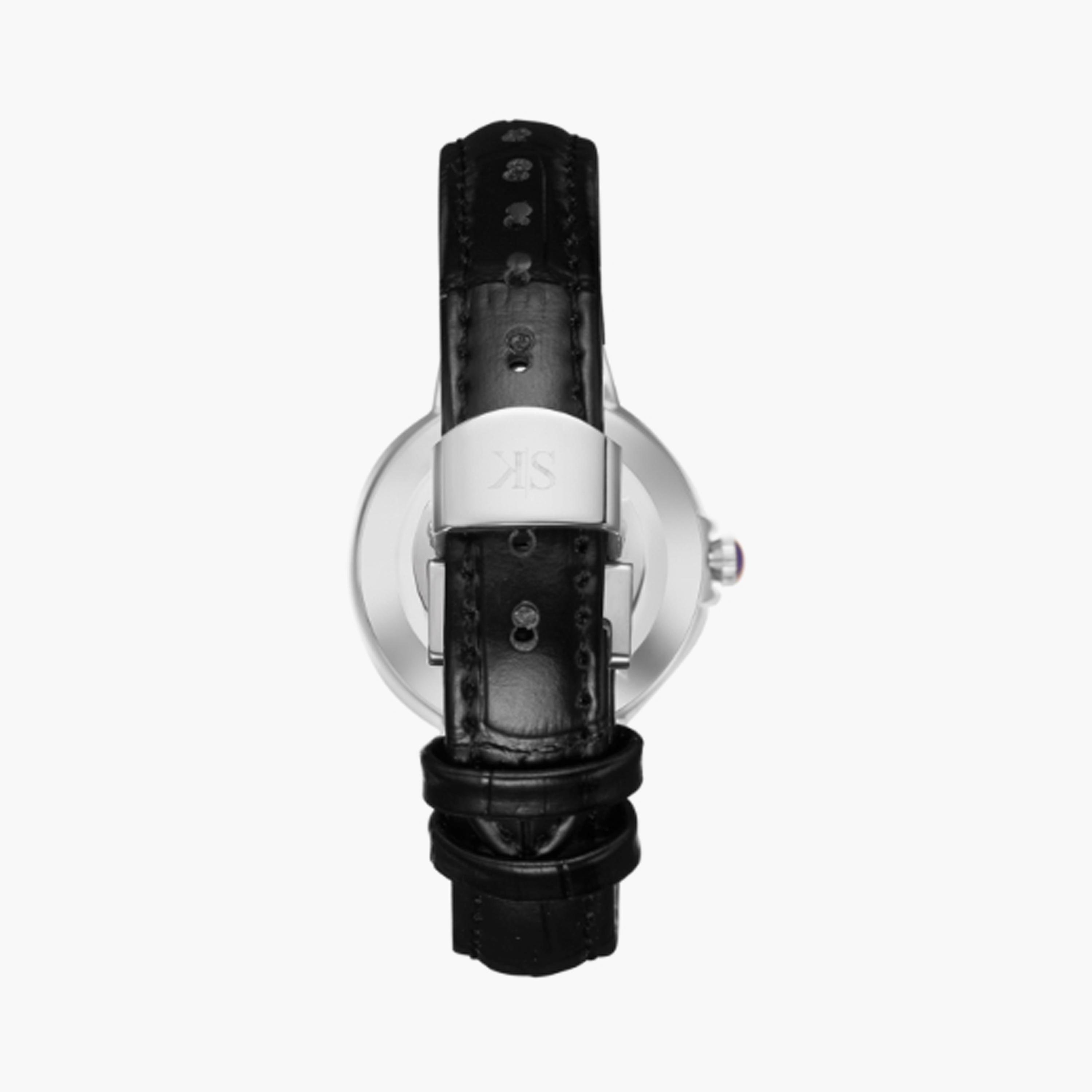 Kenneth Scott Women's 32 MM Black Analog Leather Watch | K23553-SLBW-women-watchesandjewellery-watches-image-3
