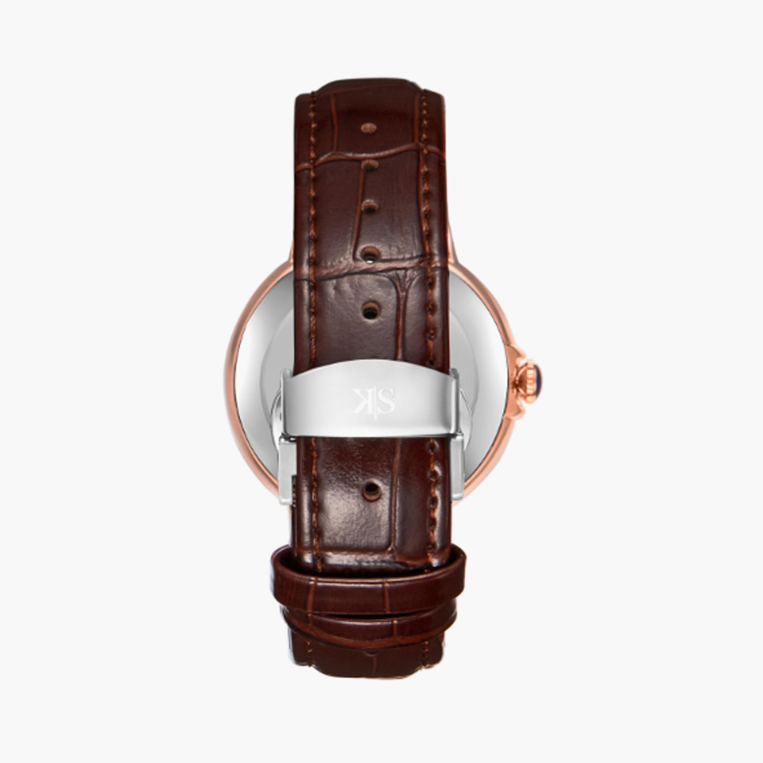 K23053-RLDW | ساعة للرجال من كينيث سكوت بعرض انالوج وسوار من الجلد الطبيعي بني مقاس 41 مم-men-watchesandjewellery-watches-image-3