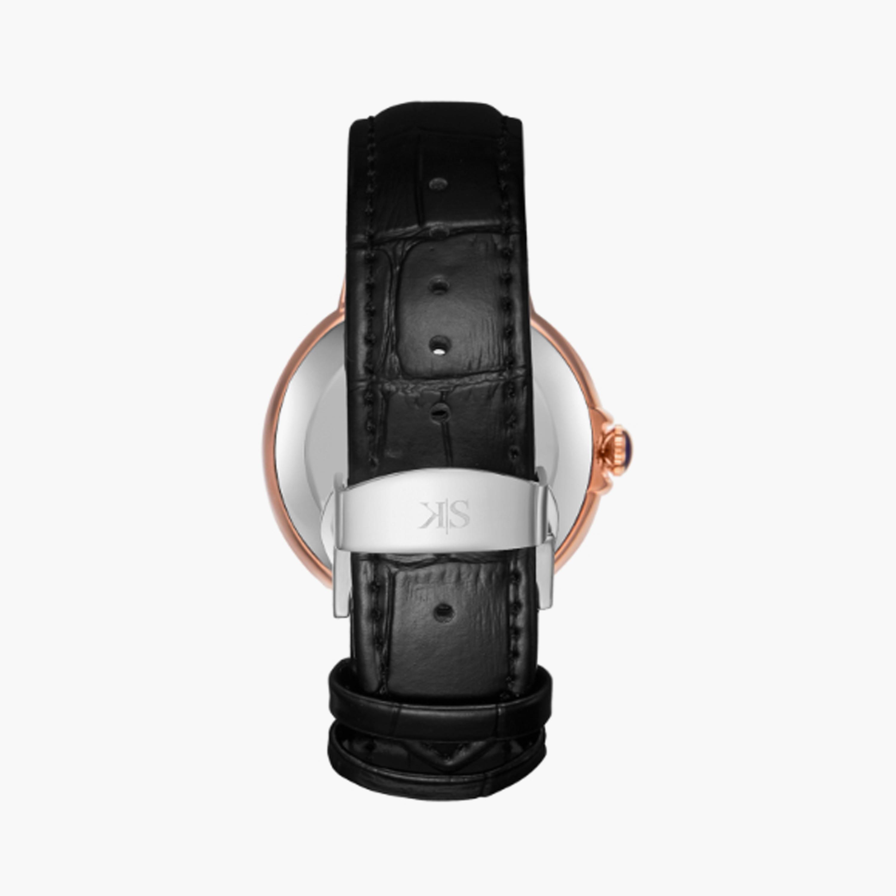 K23053-RLBW | ساعة للرجال من كينيث سكوت بعرض انالوج وسوار من الجلد الطبيعي اسود مقاس 41 مم-men-watchesandjewellery-watches-image-3