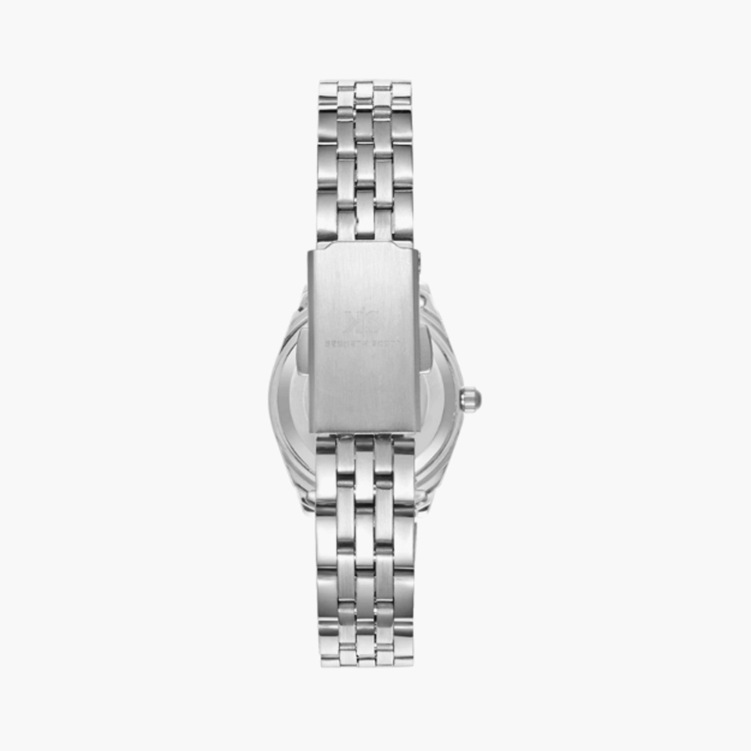 Kenneth Scott Women's 28 MM Silver Analog Stainless Steel Watch | K23554-SBSB-women-watchesandjewellery-watches-image-3