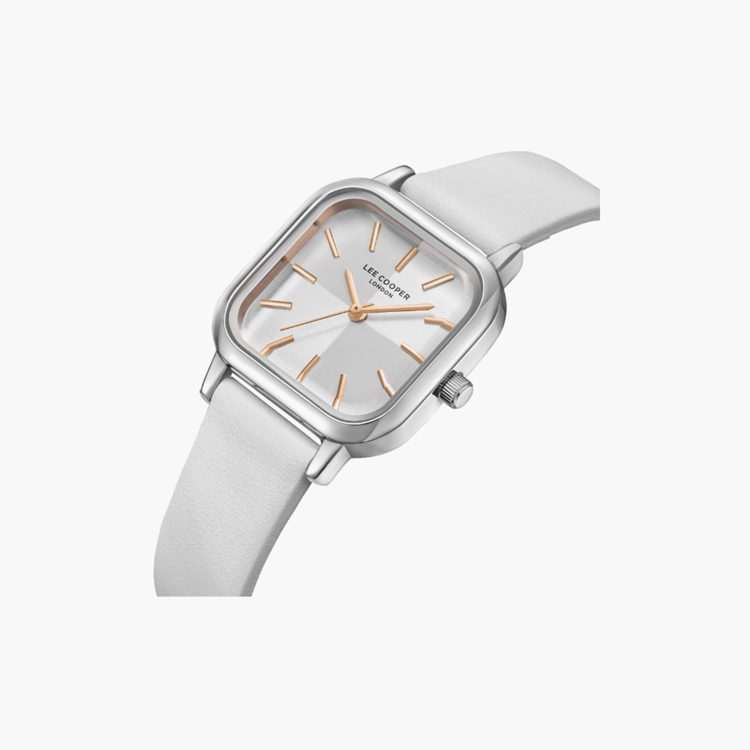 Lee Cooper Women's 26 MM White Analog Leather Watch | LC08152.333-women-watchesandjewellery-watches-image-4