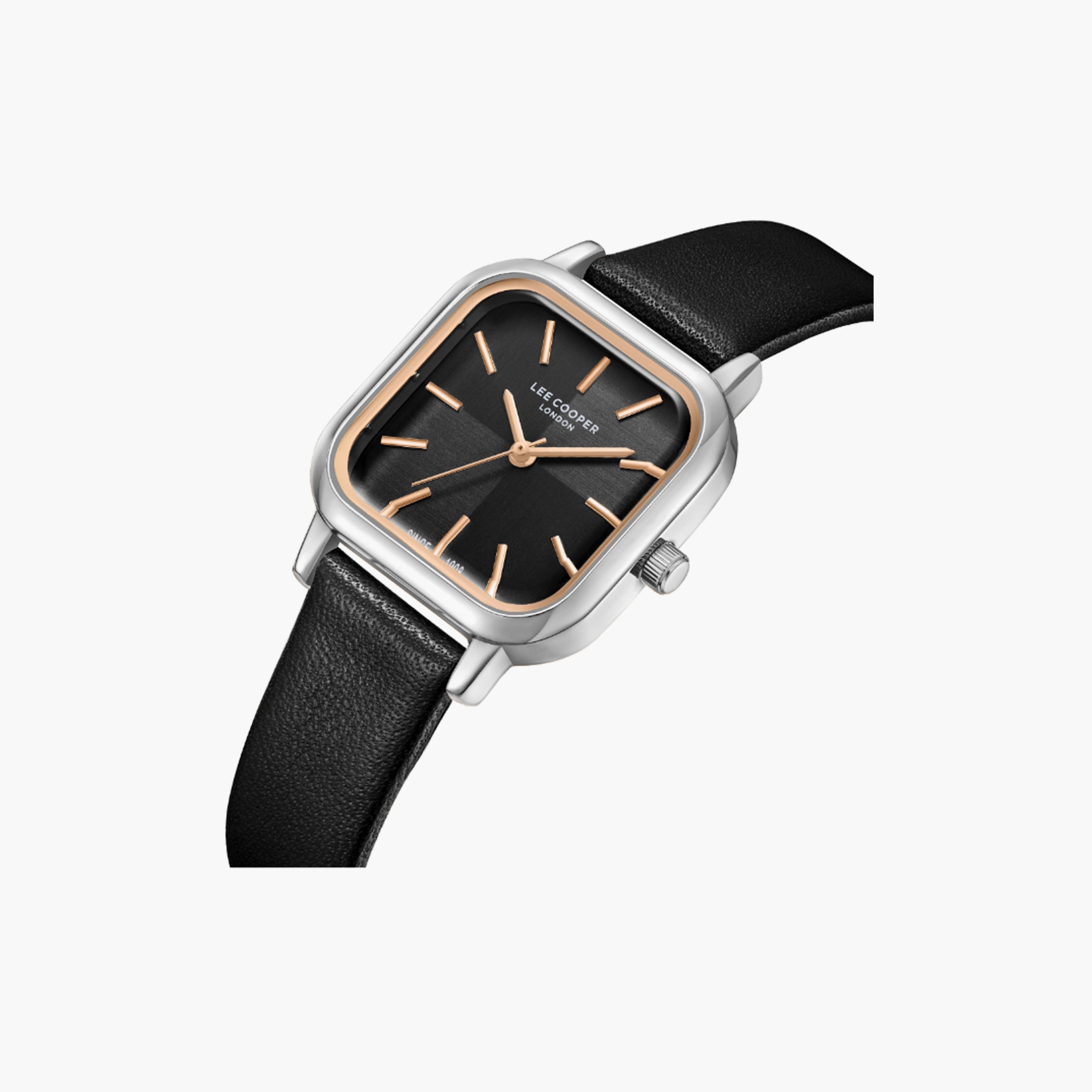 Lee Cooper Women's 26 MM Black Analog Leather Watch | LC08152.351-women-watchesandjewellery-watches-image-4