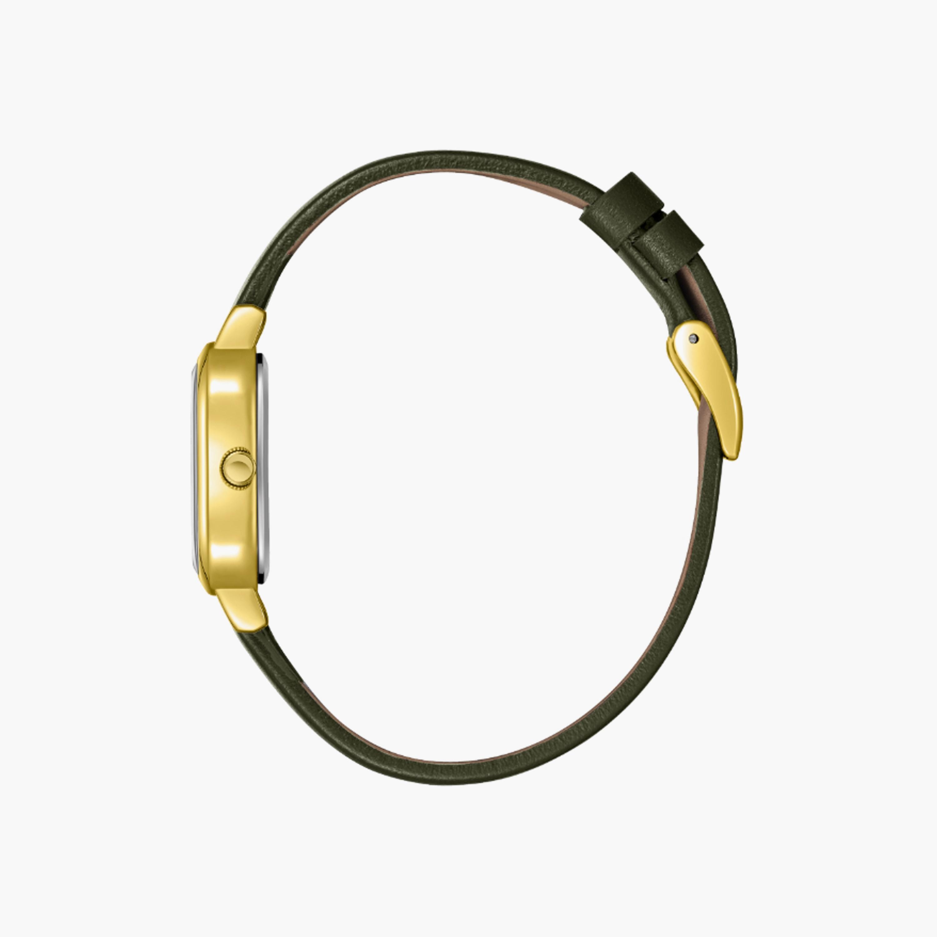Lee Cooper Women's 26 MM Dark Green Analog Leather Watch | LC08152.177-women-watchesandjewellery-watches-image-2