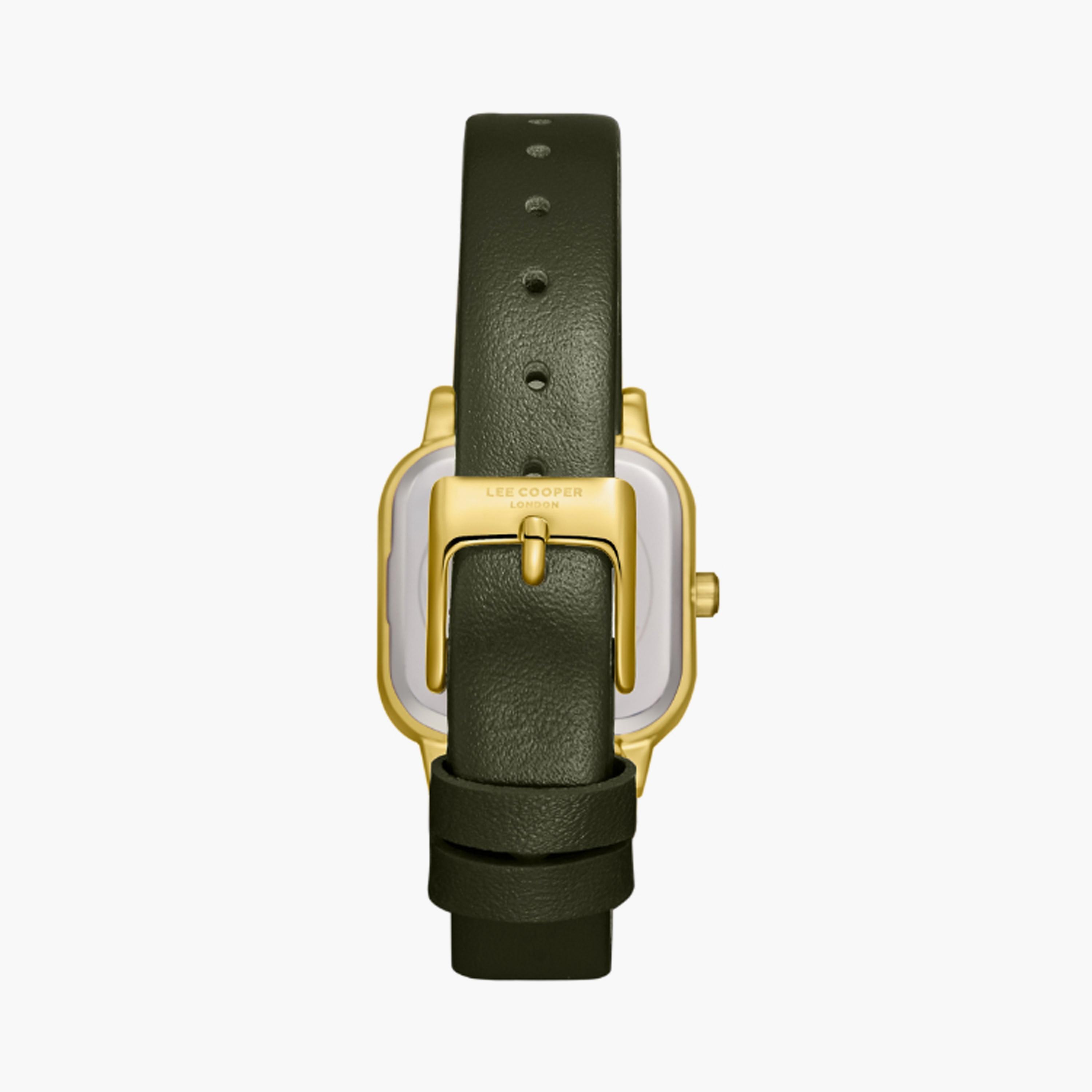 Lee Cooper Women's 26 MM Dark Green Analog Leather Watch | LC08152.177-women-watchesandjewellery-watches-image-3