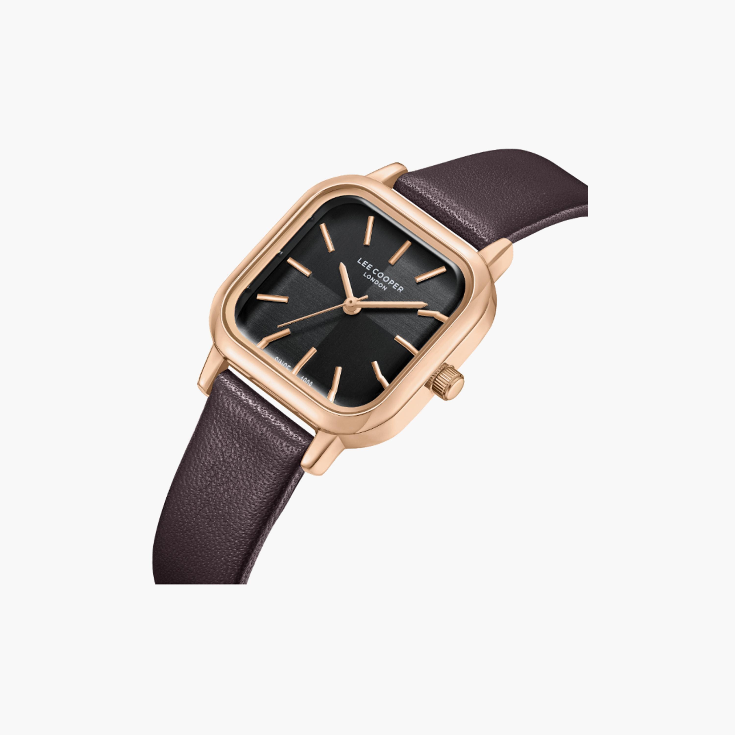 Lee Cooper Women's 26 MM Dark Brown Analog Leather Watch | LC08152.462-women-watchesandjewellery-watches-image-4