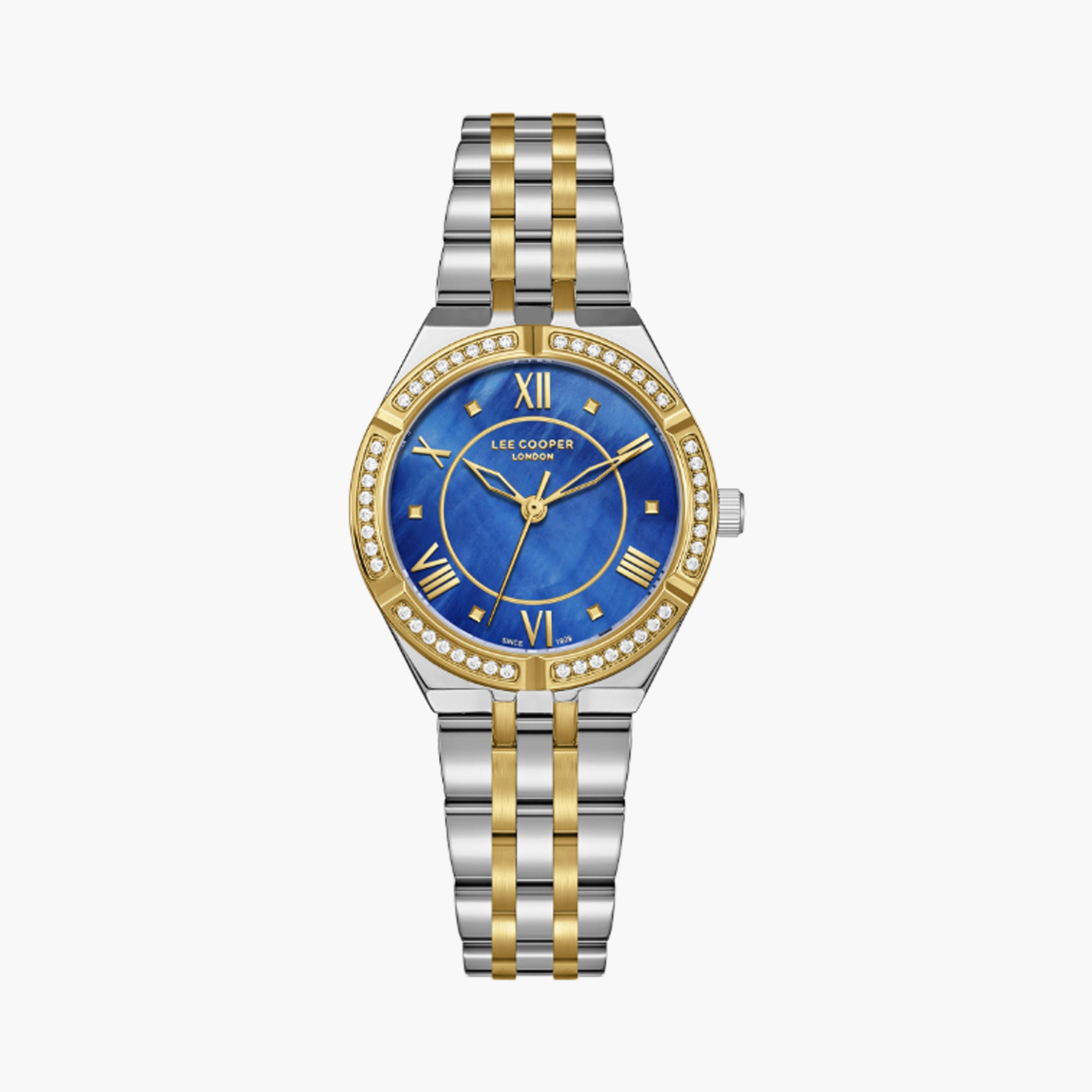 Lee Cooper Women's 30 MM Silver & Gold Analog Stainless Steel Watch | LC08132.290-women-watchesandjewellery-watches-image-1