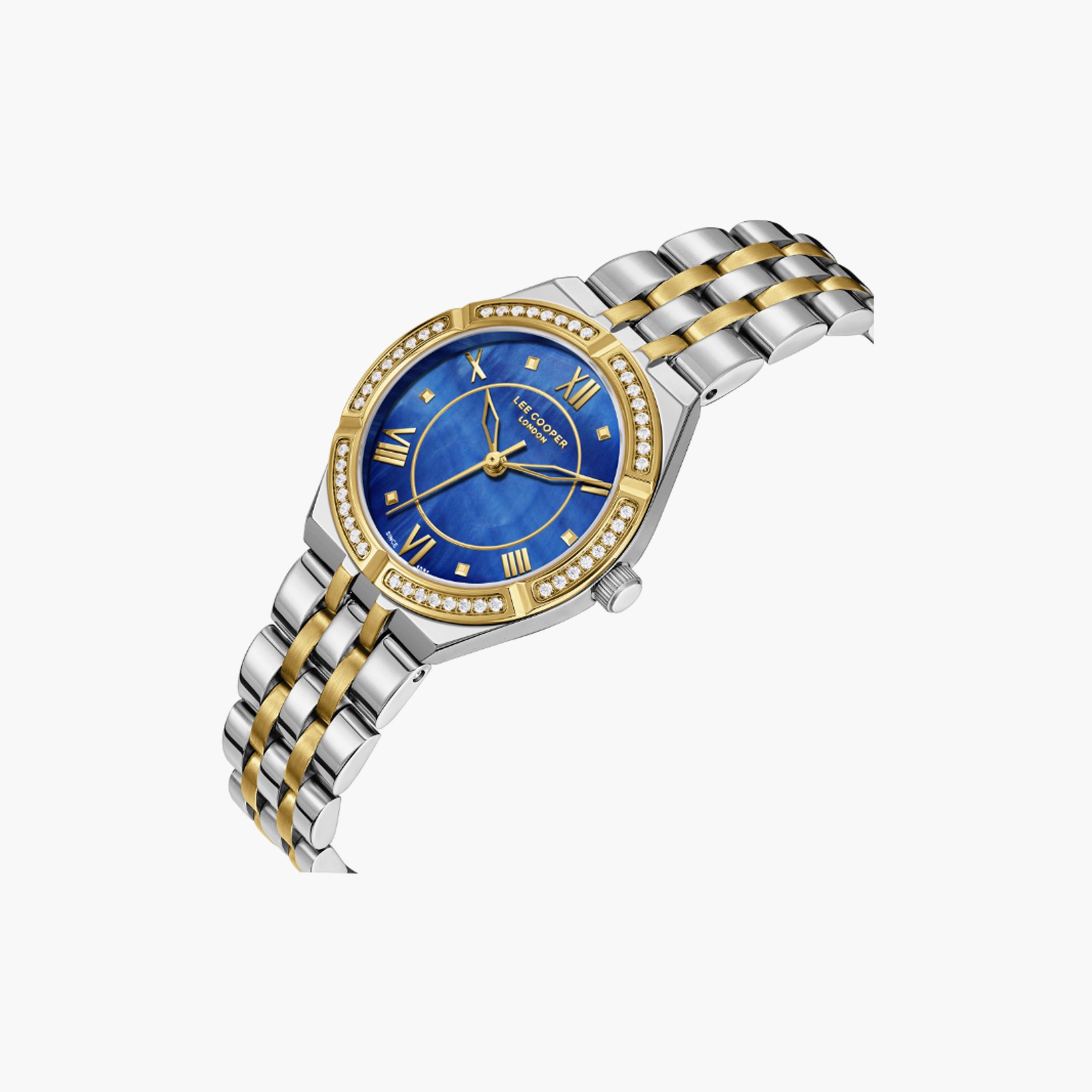 LC08132.290 | لي كوبر ساعة حريمي أنالوج ستانلس ستيل فضي وذهبي مقاس 30 مم-women-watchesandjewellery-watches-image-4