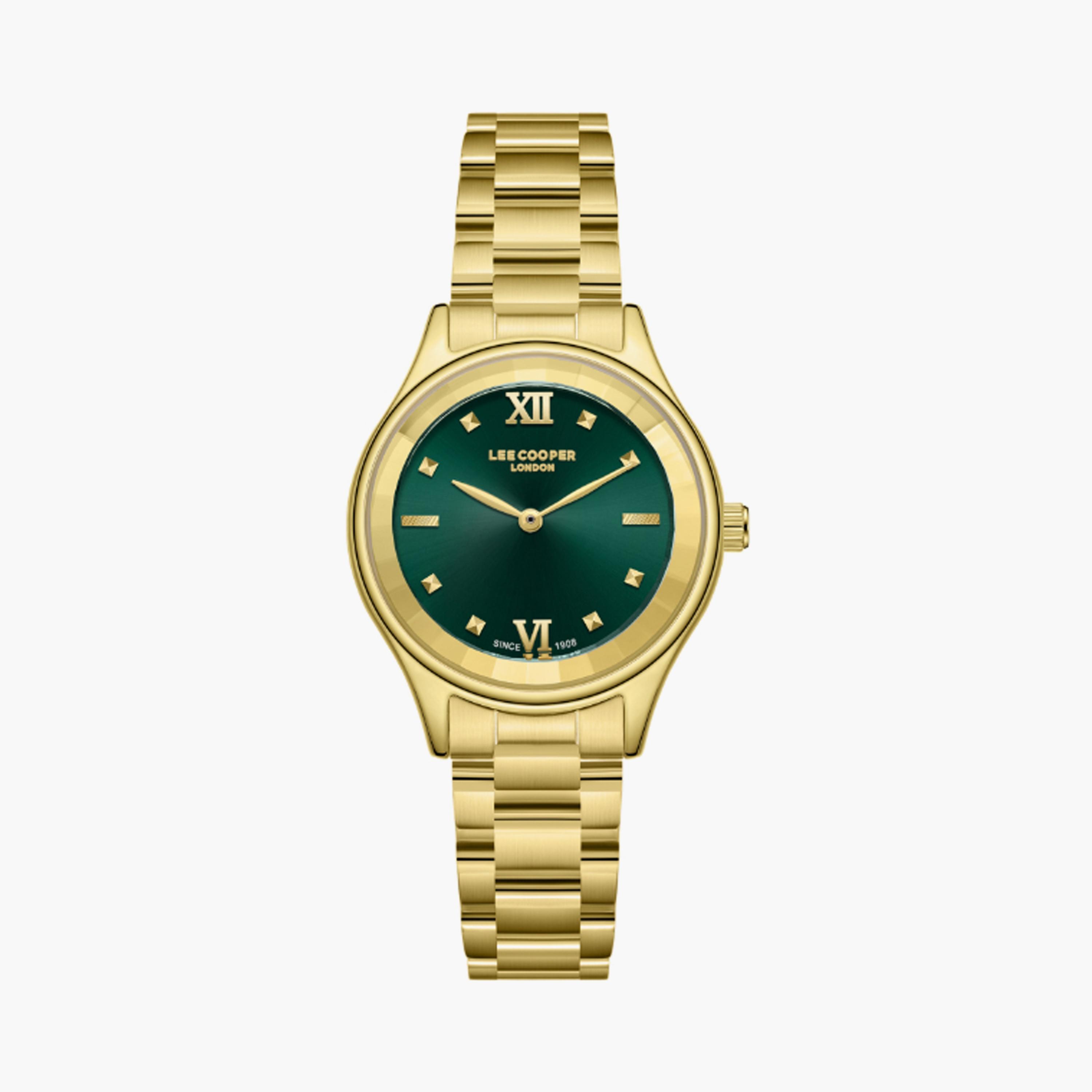 LC08157.170 | لي كوبر ساعة حريمي أنالوج ستانلس ستيل ذهبي مقاس 31 مم-women-watchesandjewellery-watches-image-1