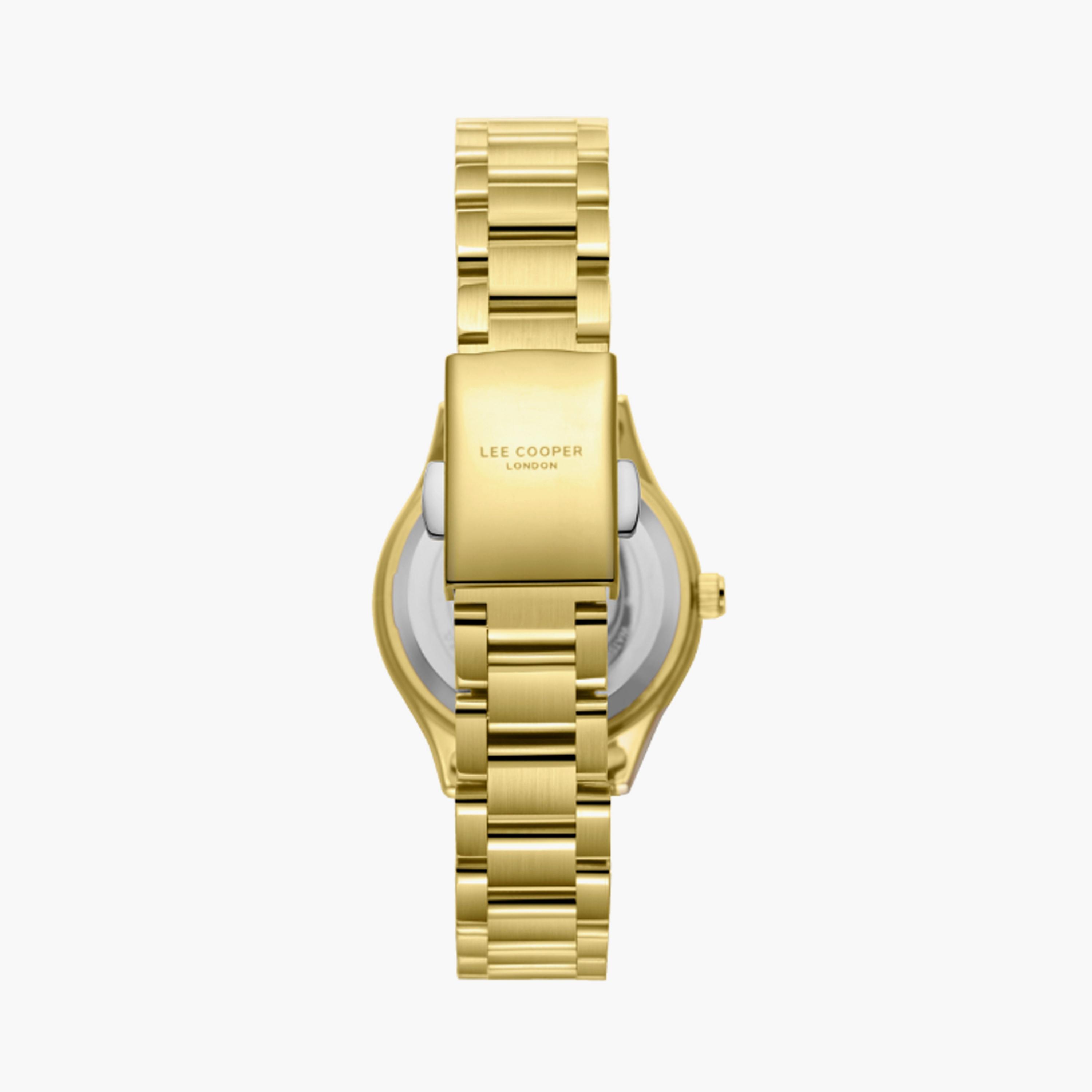 LC08157.170 | لي كوبر ساعة حريمي أنالوج ستانلس ستيل ذهبي مقاس 31 مم-women-watchesandjewellery-watches-image-3