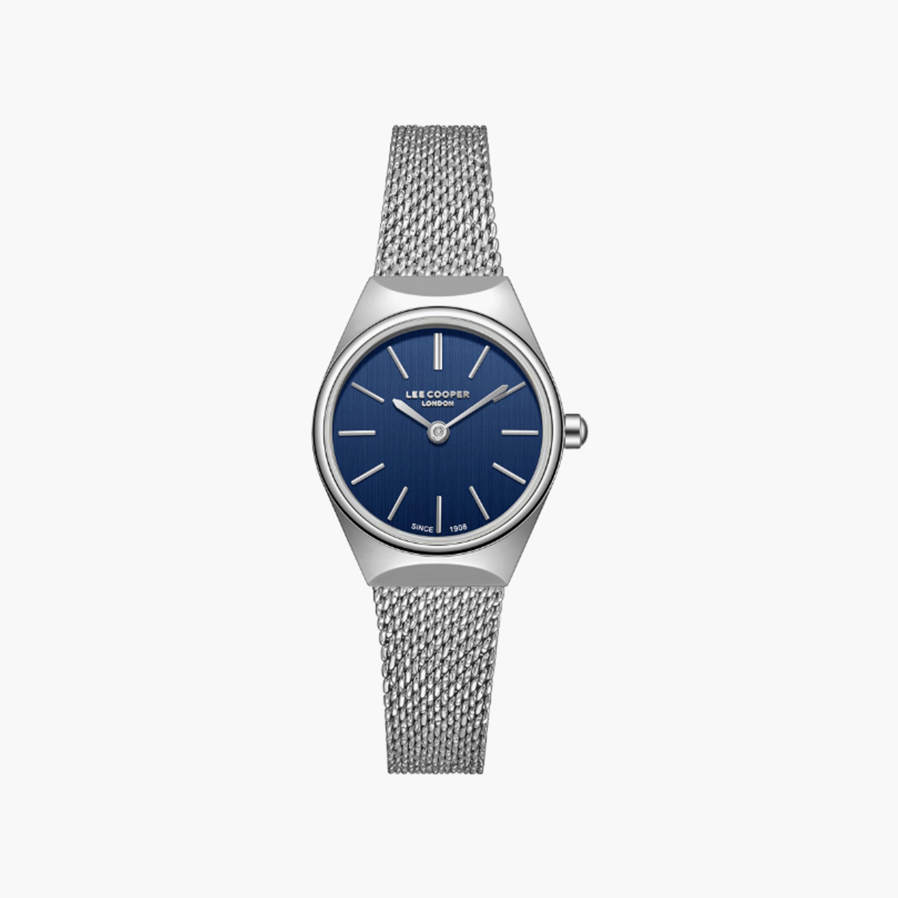 Lee Cooper Women's 24 MM Silver Analog Mesh Watch | LC08140.390-women-watchesandjewellery-watches-image-1
