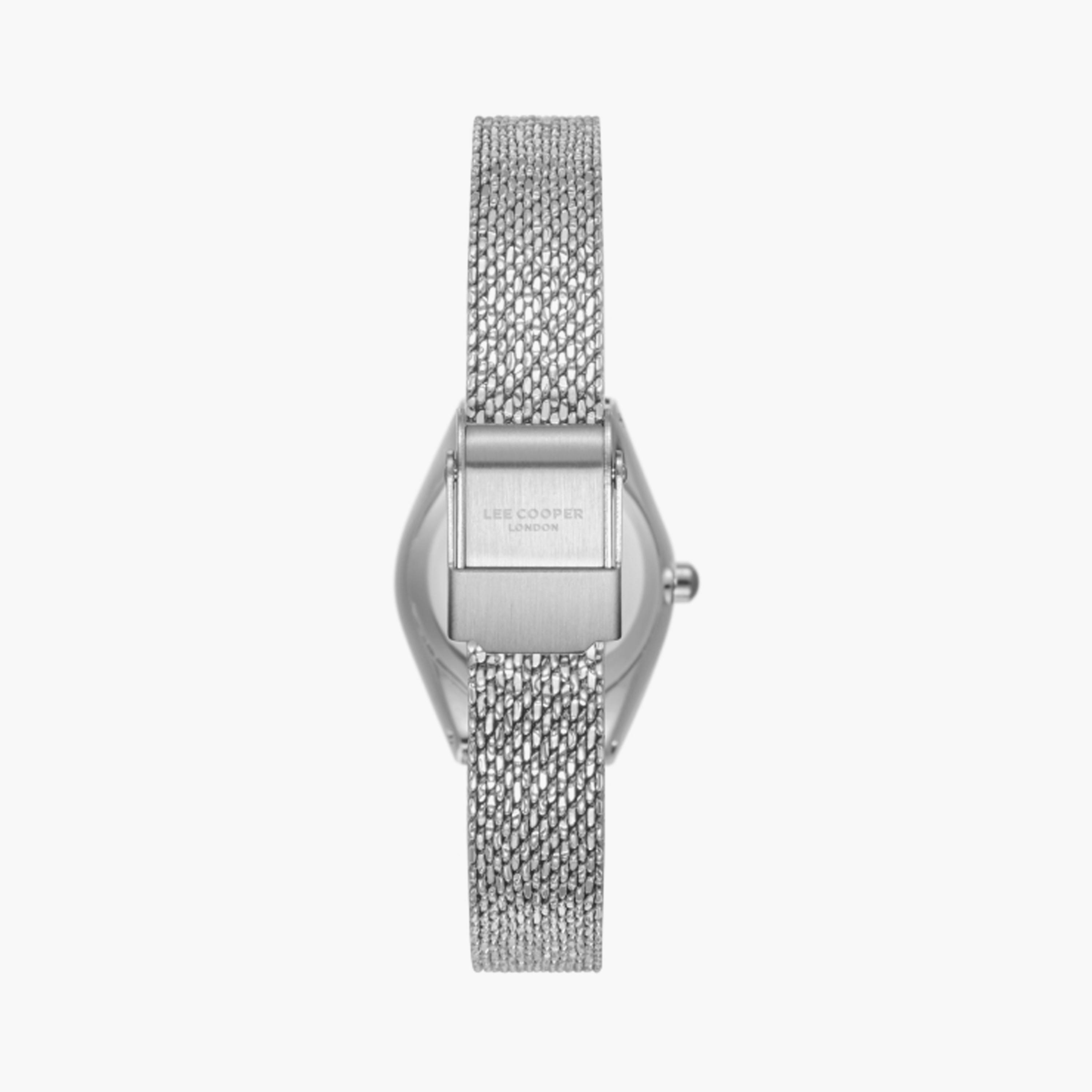 Lee Cooper Women's 24 MM Silver Analog Mesh Watch | LC08140.390-women-watchesandjewellery-watches-image-3