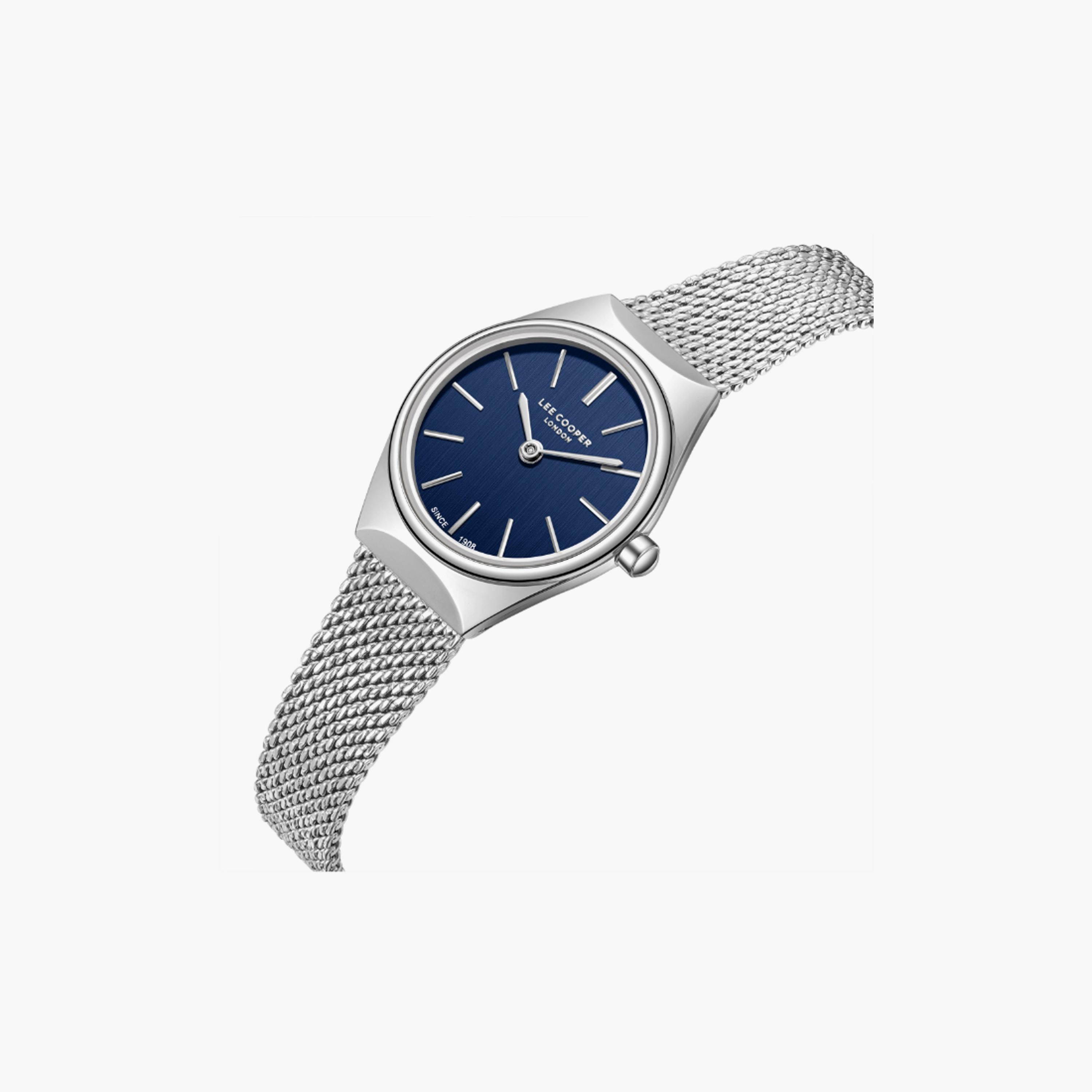 Lee Cooper Women's 24 MM Silver Analog Mesh Watch | LC08140.390-women-watchesandjewellery-watches-image-4