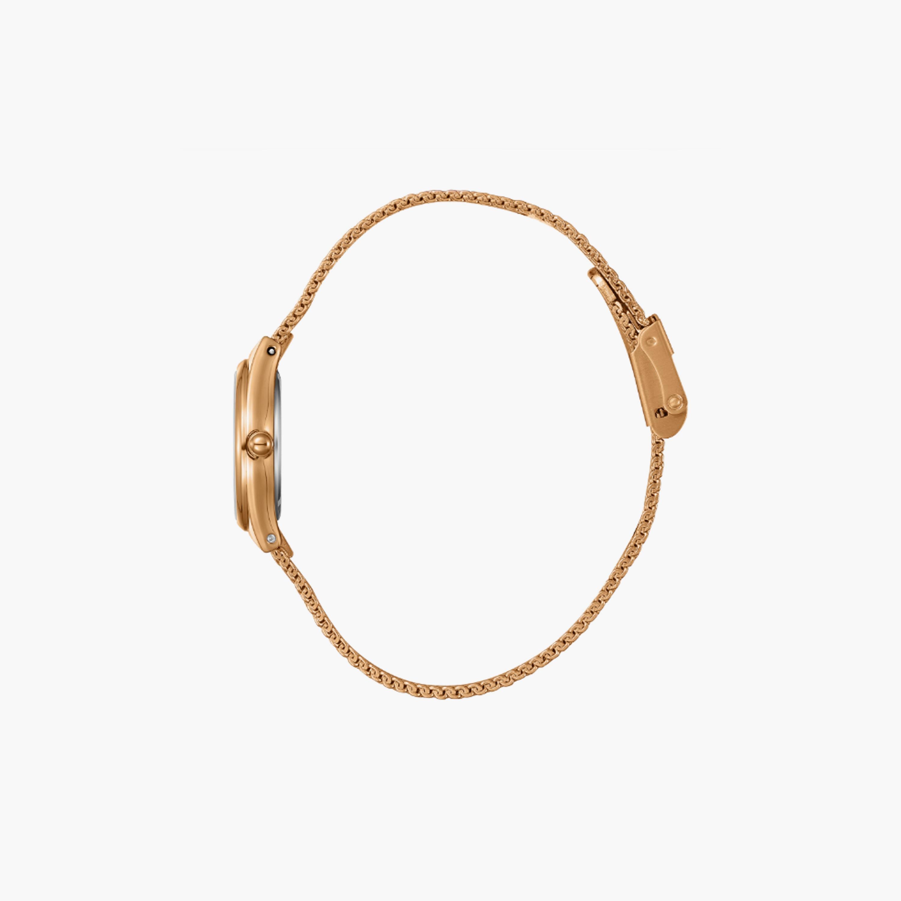 LC08140.410 | لي كوبر ساعة حريمي، انالوج وسوار معدني وردي ذهبي مقاس 24 مم-women-watchesandjewellery-watches-image-2