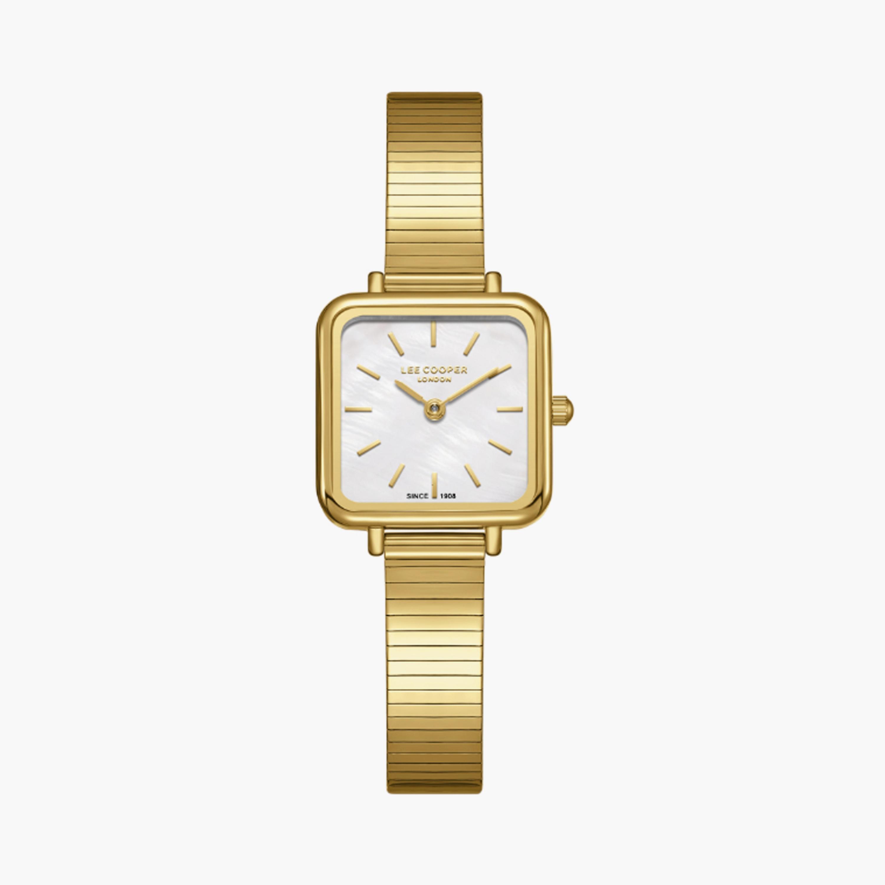 LC08138.120 | لي كوبر ساعة حريمي أنالوج ستانلس ستيل ذهبي مقاس 24 مم-women-watchesandjewellery-watches-image-1