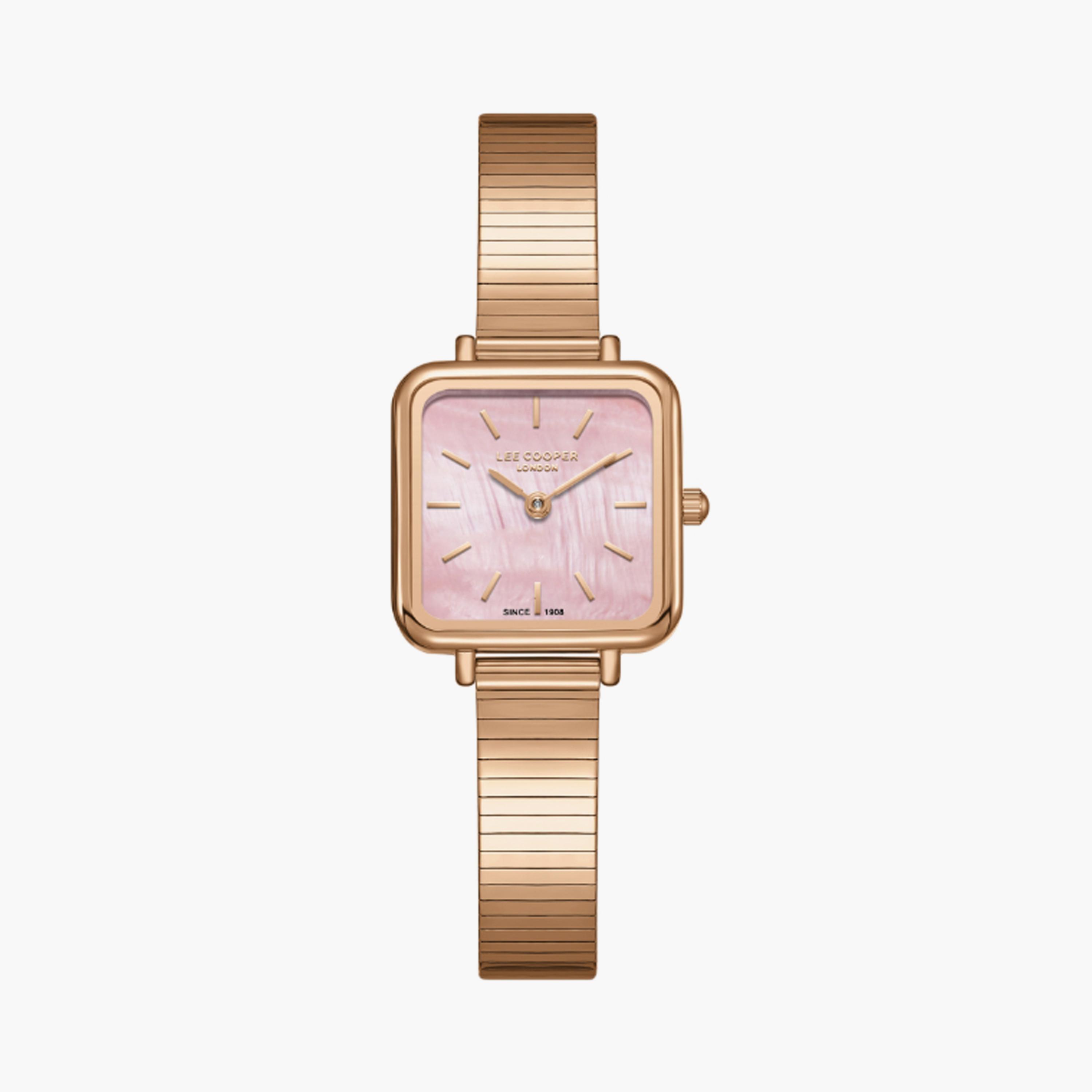 LC08138.480 | لي كوبر ساعة حريمي أنالوج ستانلس ستيل وردي ذهبي مقاس 24 مم-women-watchesandjewellery-watches-image-1