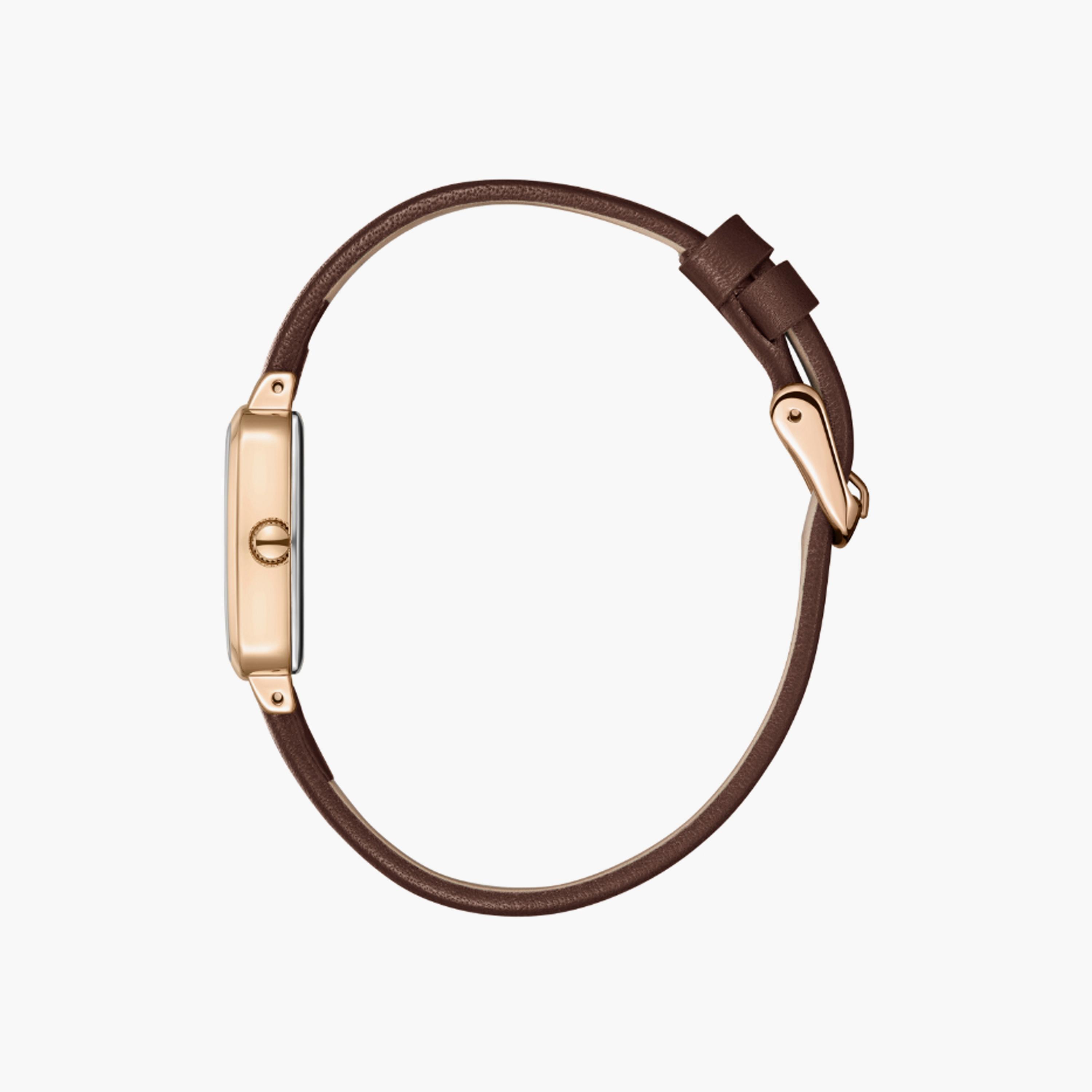 Lee Cooper Women's 22 MM Dark Brown Analog Leather Watch | LC08151.552-women-watchesandjewellery-watches-image-2