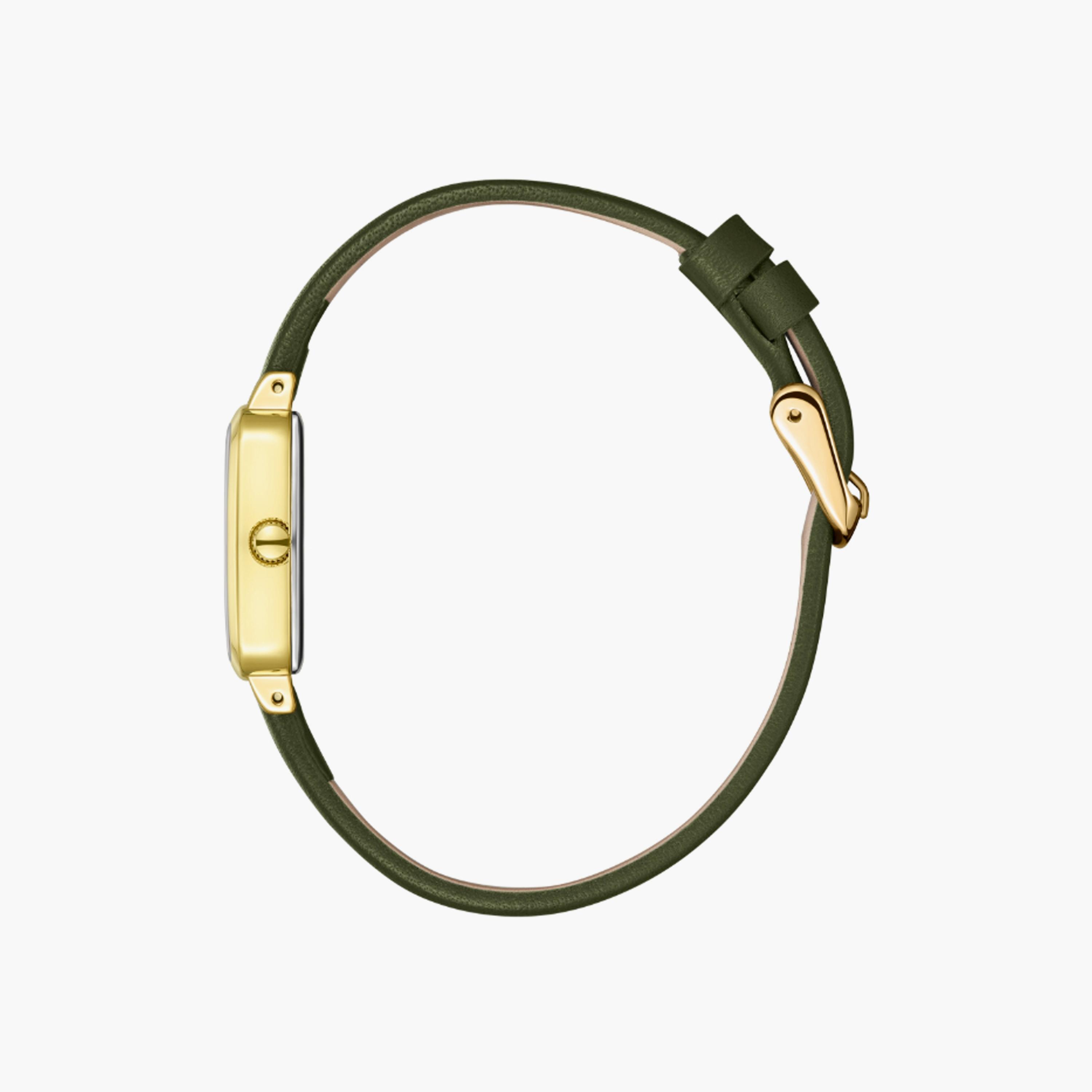 Lee Cooper Women's 22 MM Dark Green Analog Leather Watch | LC08151.175-women-watchesandjewellery-watches-image-2