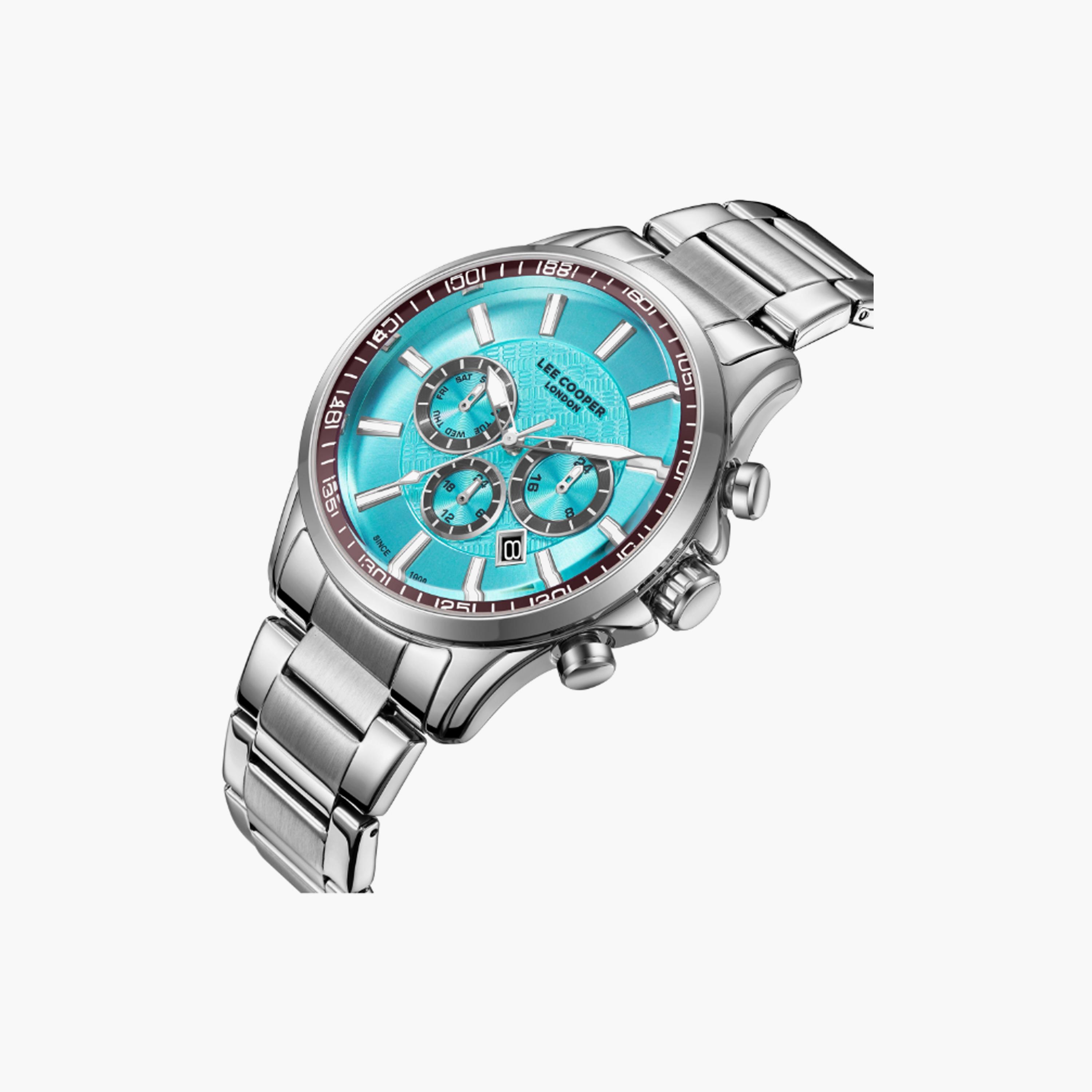 LC08149.300 | لي كوبر ساعة للرجال أنالوج متعددة الوظائف ستانلس ستيل فضي مقاس 44 مم-men-watchesandjewellery-watches-image-4