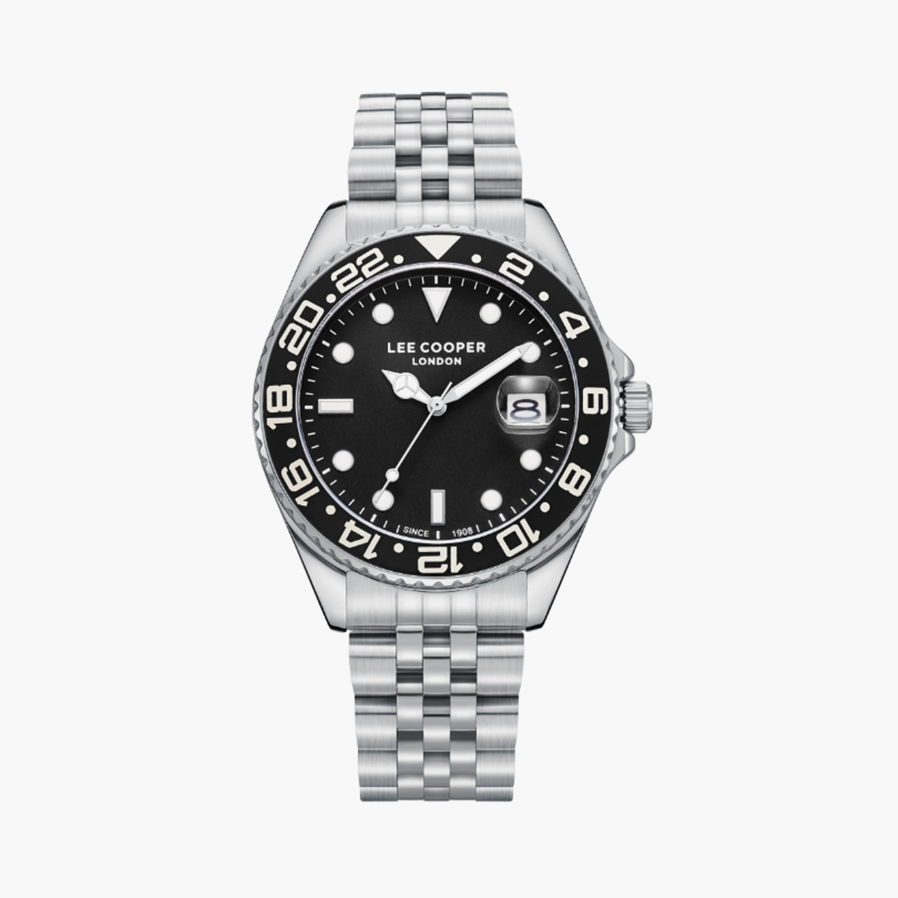 LC08142.350 | لي كوبر ساعة للرجال أنالوج ستانلس ستيل فضي مقاس 42 مم-men-watchesandjewellery-watches-image-1
