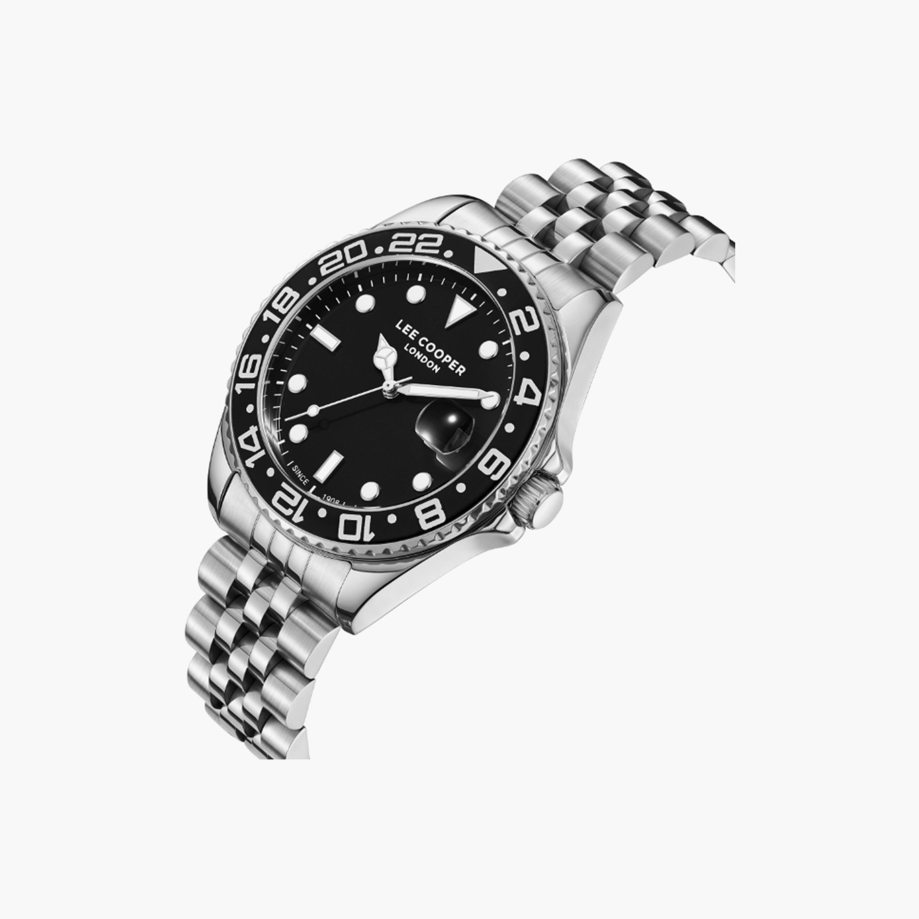 LC08142.350 | لي كوبر ساعة للرجال أنالوج ستانلس ستيل فضي مقاس 42 مم-men-watchesandjewellery-watches-image-4
