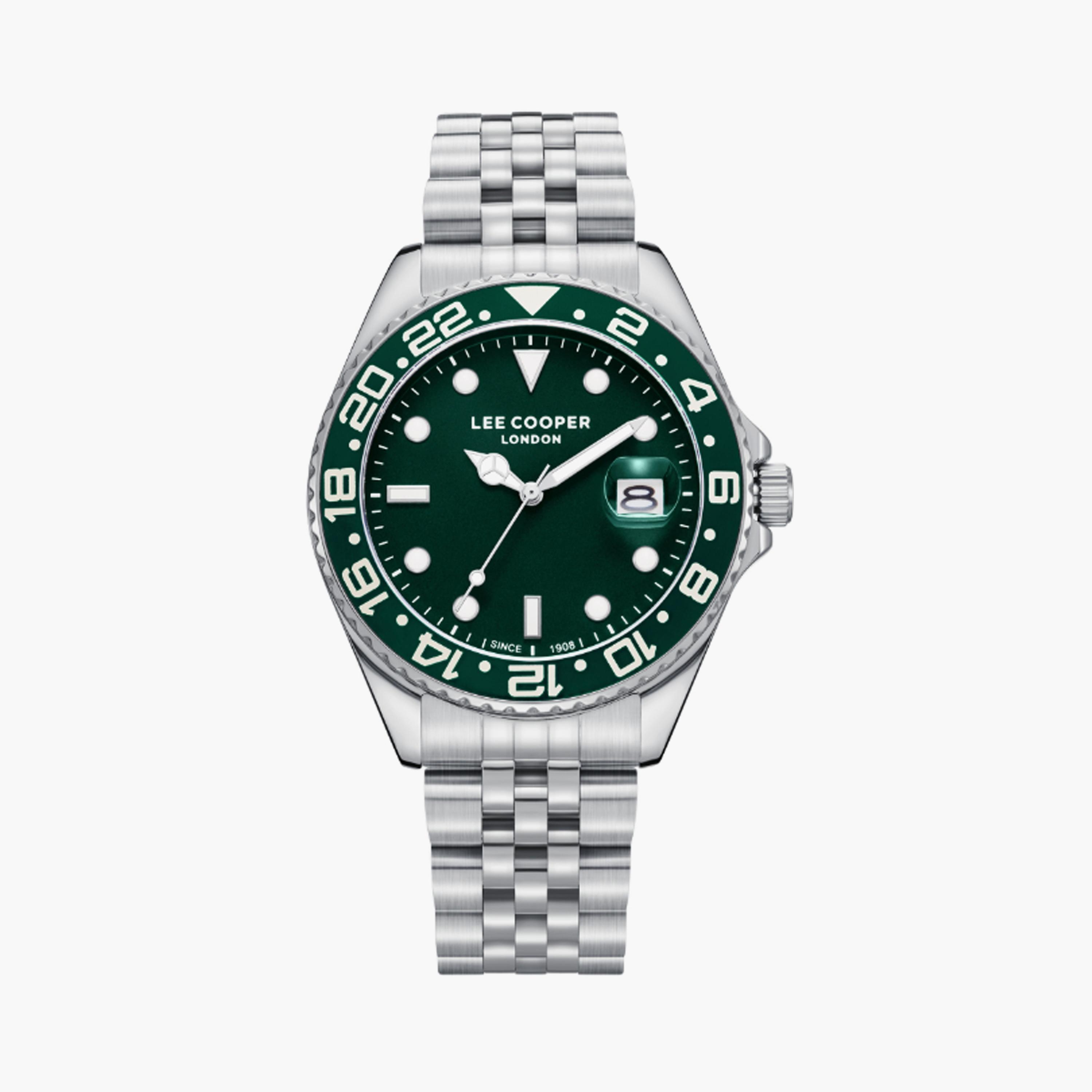LC08142.370 | لي كوبر ساعة للرجال أنالوج ستانلس ستيل فضي مقاس 42 مم-men-watchesandjewellery-watches-image-1