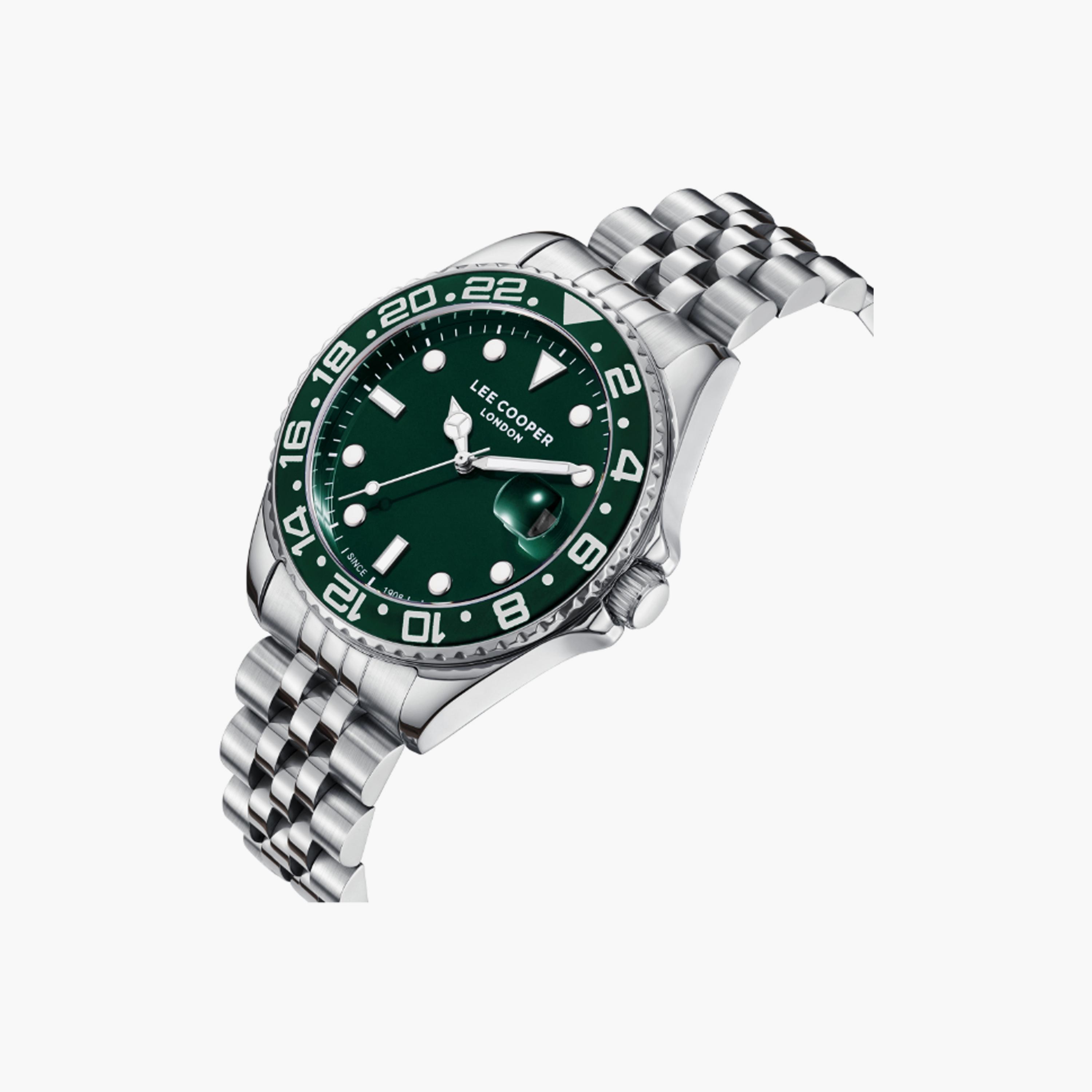 LC08142.370 | لي كوبر ساعة للرجال أنالوج ستانلس ستيل فضي مقاس 42 مم-men-watchesandjewellery-watches-image-4