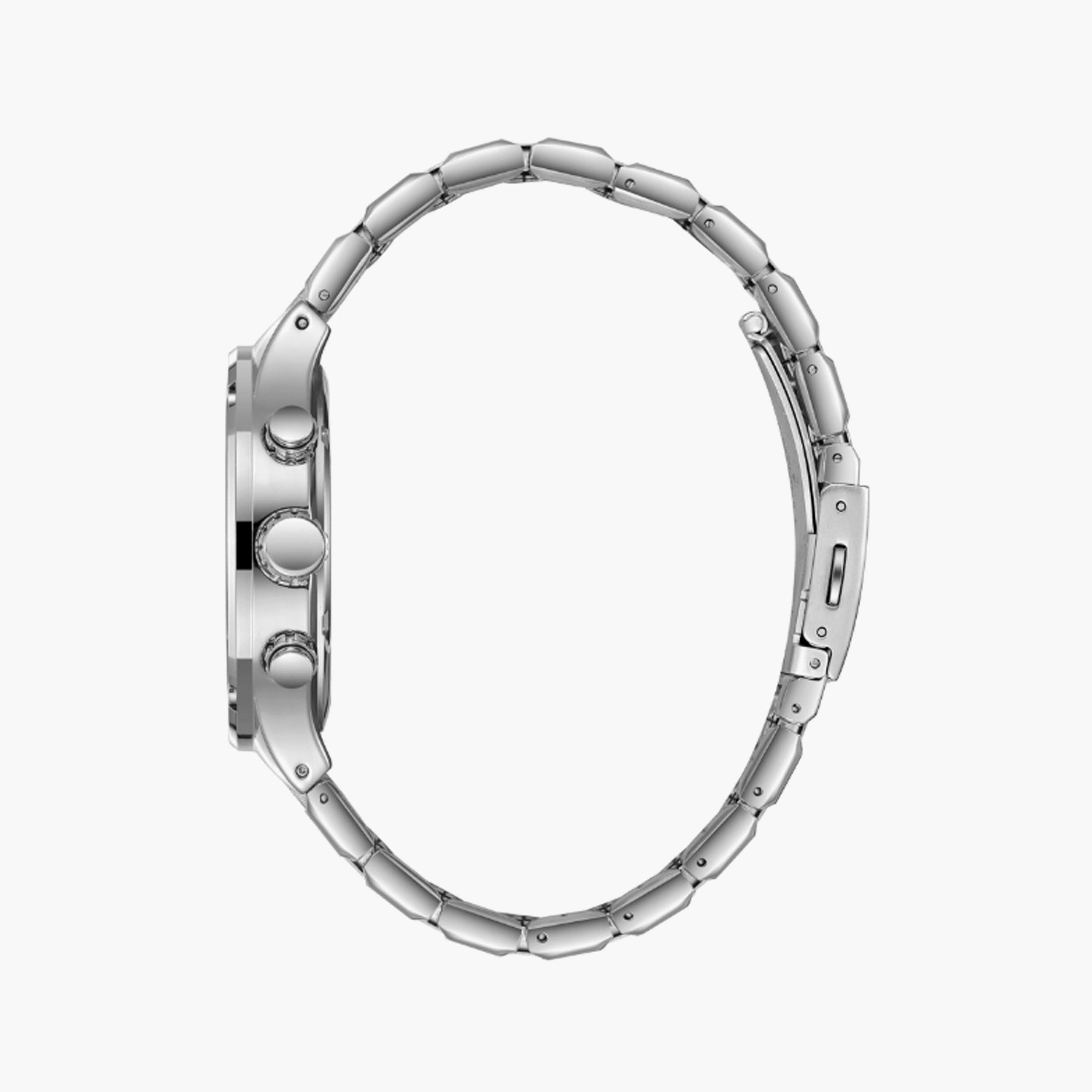 Lee Cooper Men's 43 MM Silver Multi-Function Stainless Steel Watch | LC08146.390-men-watchesandjewellery-watches-image-2