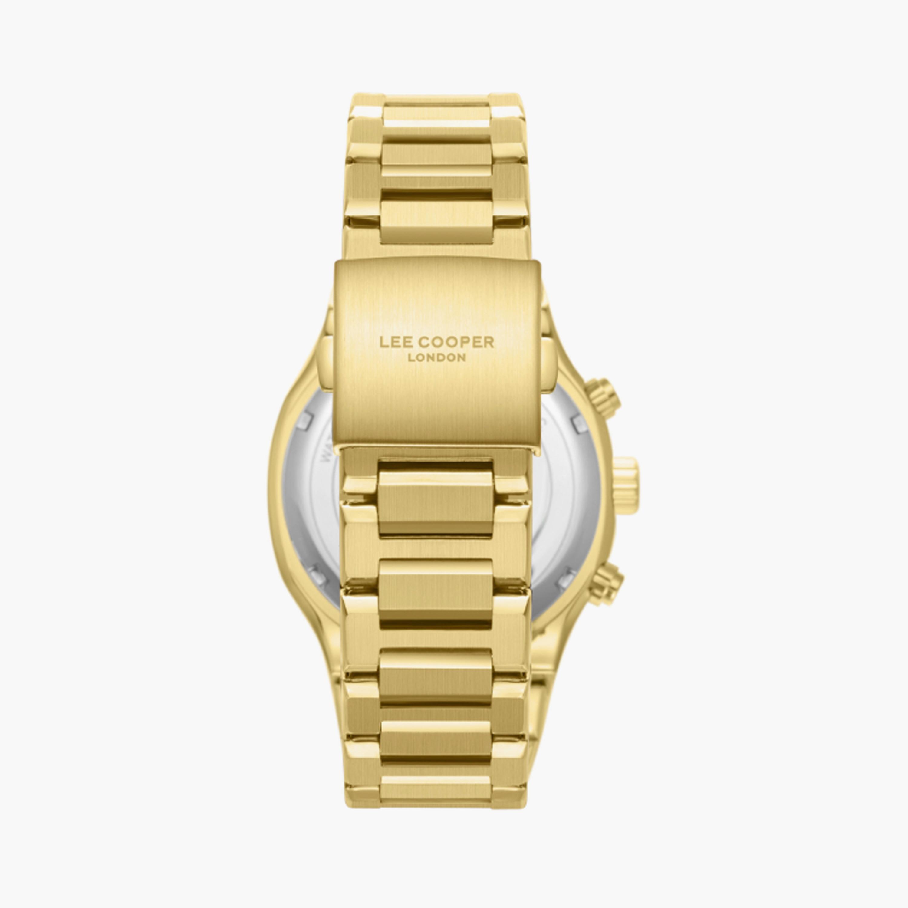 LC08146.130 | لي كوبر ساعة للرجال أنالوج متعددة الوظائف ستانلس ستيل ذهبي مقاس 43 مم-men-watchesandjewellery-watches-image-3