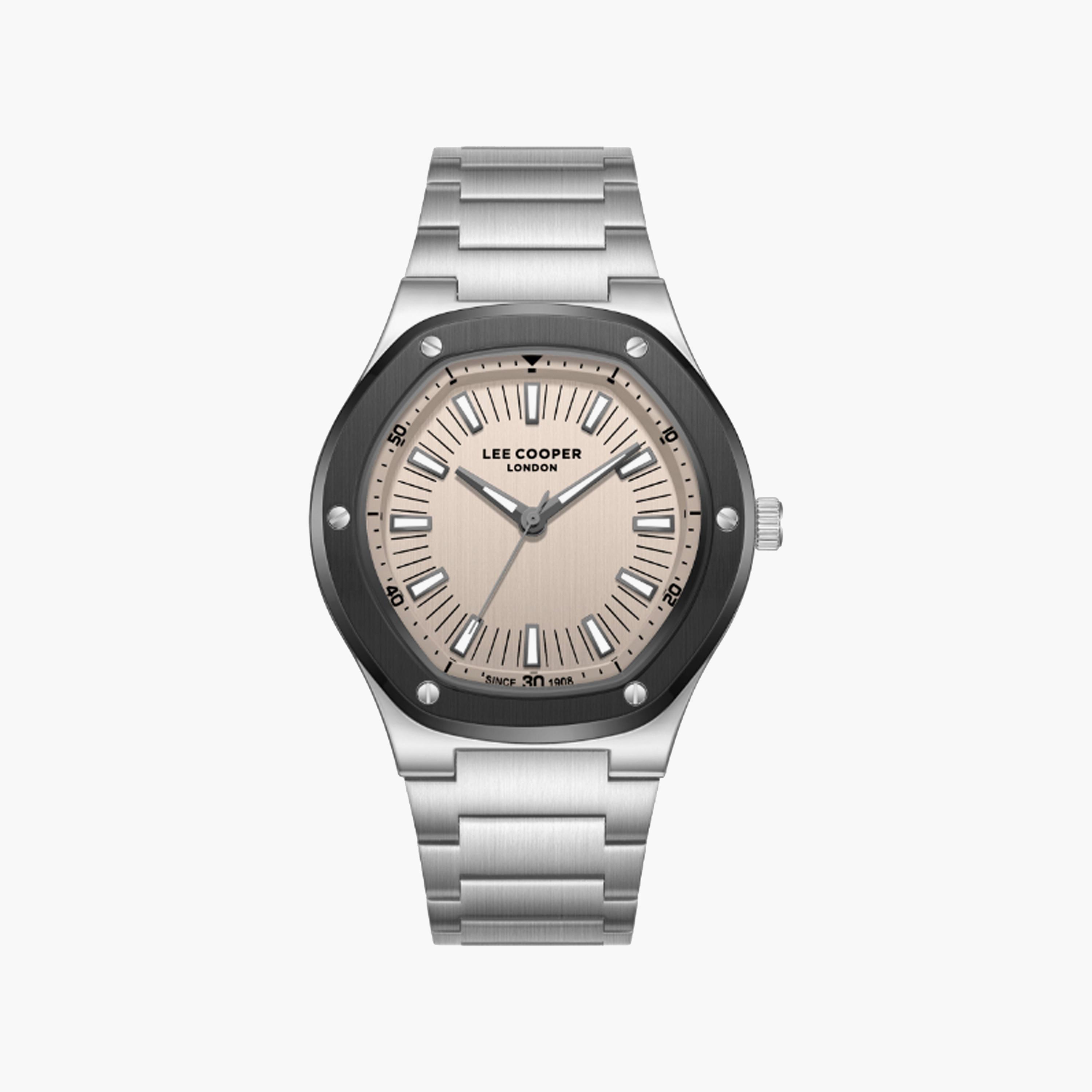 LC08145.070 | لي كوبر ساعة للرجال أنالوج ستانلس ستيل فضي مقاس 41 مم-men-watchesandjewellery-watches-image-1