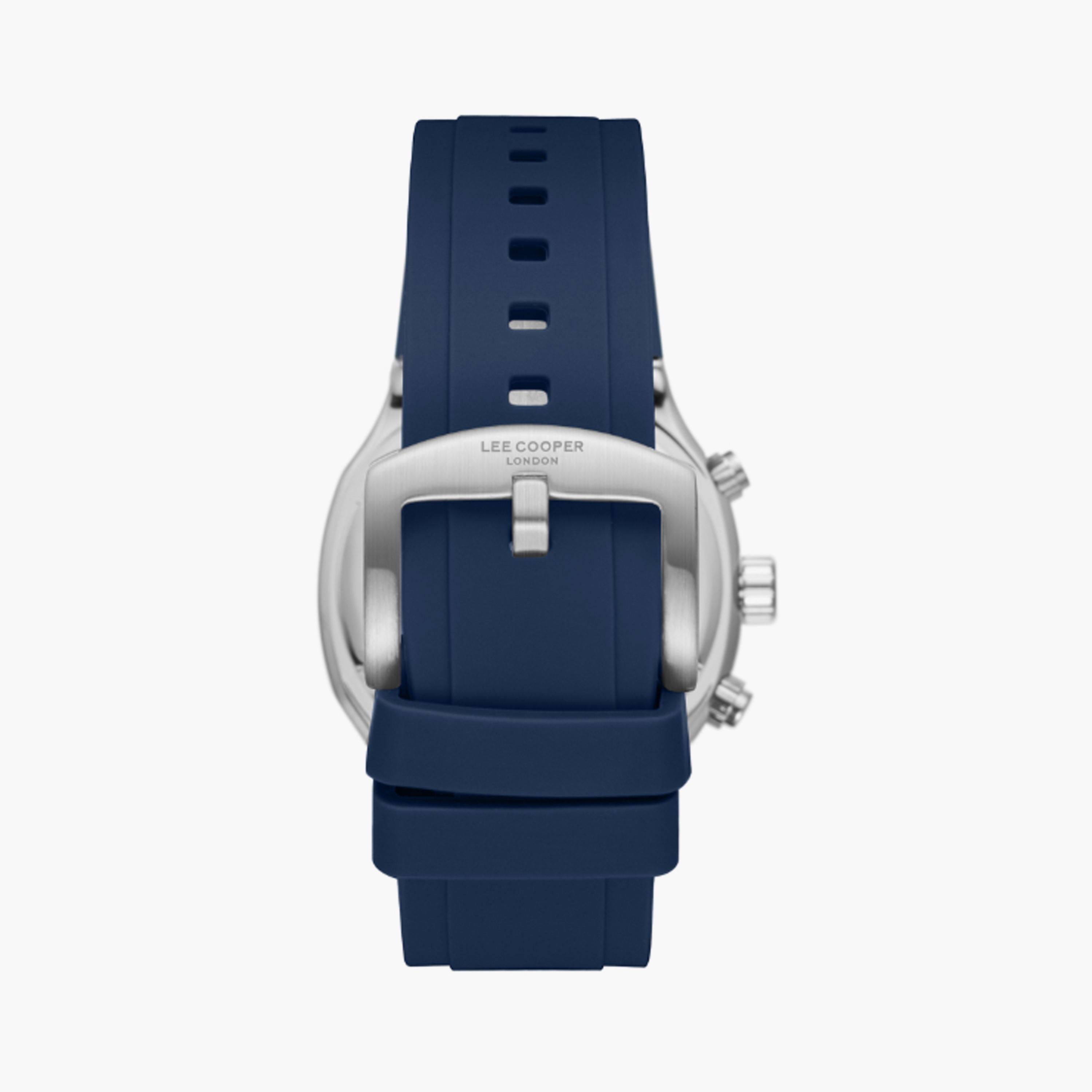 Lee Cooper Men's 43 MM Blue Multi-Function Silicone Watch | LC08150.399-men-watchesandjewellery-watches-image-3