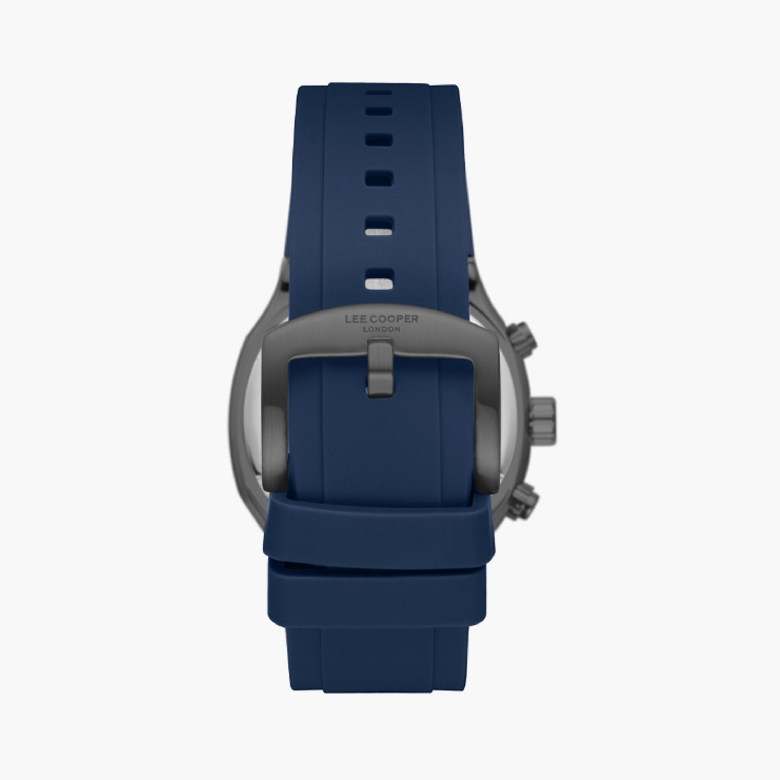 Lee Cooper Men's 43 MM Blue Multi-Function Silicone Watch | LC08150.099-men-watchesandjewellery-watches-image-3