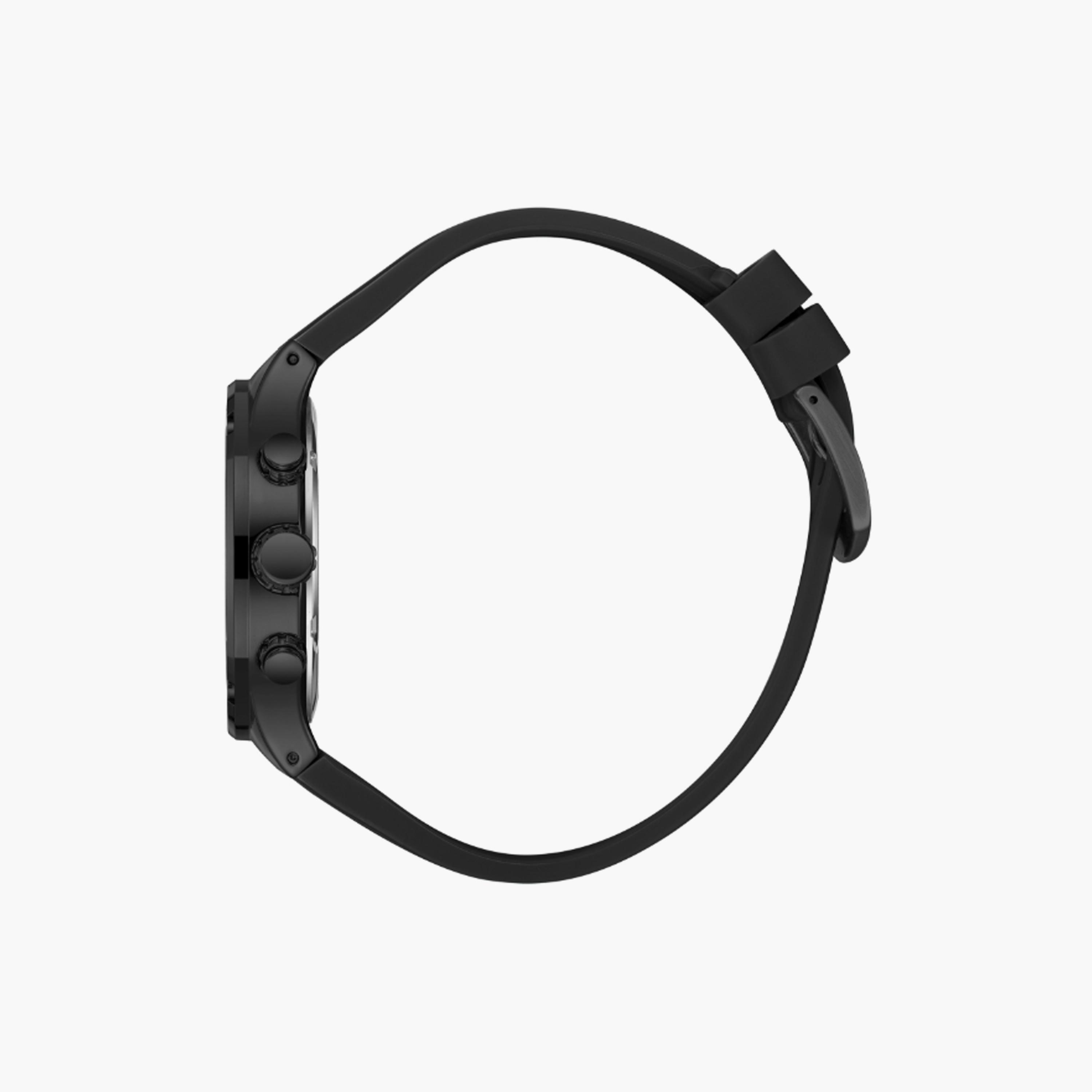 LC08150.001 | لي كوبر ساعة للرجال أنالوج متعددة الوظائف من سيليكون اسود مقاس 43 مم-men-watchesandjewellery-watches-image-2