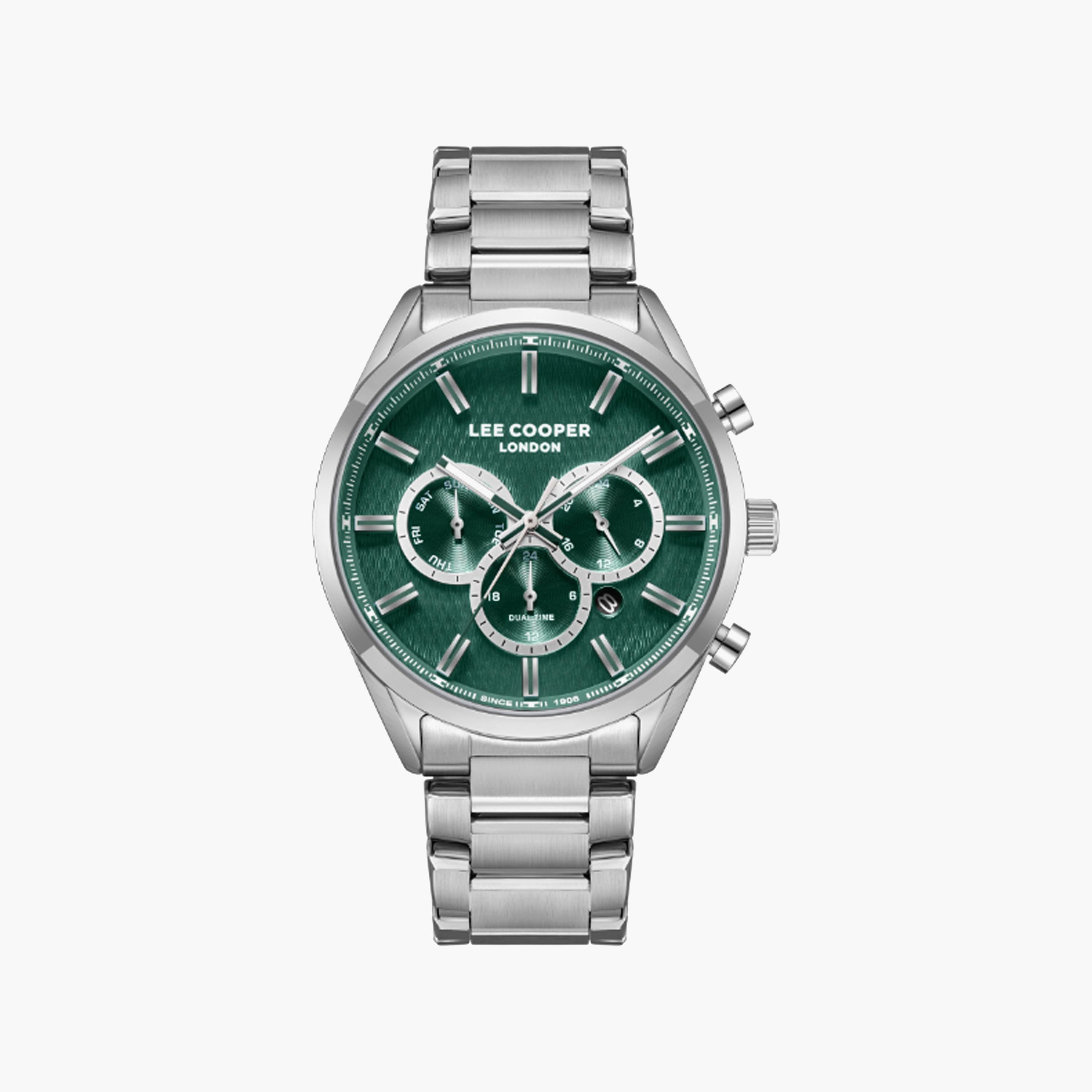 LC08153.370 | لي كوبر ساعة للرجال أنالوج متعددة الوظائف ستانلس ستيل فضي مقاس 44 مم-men-watchesandjewellery-watches-image-1