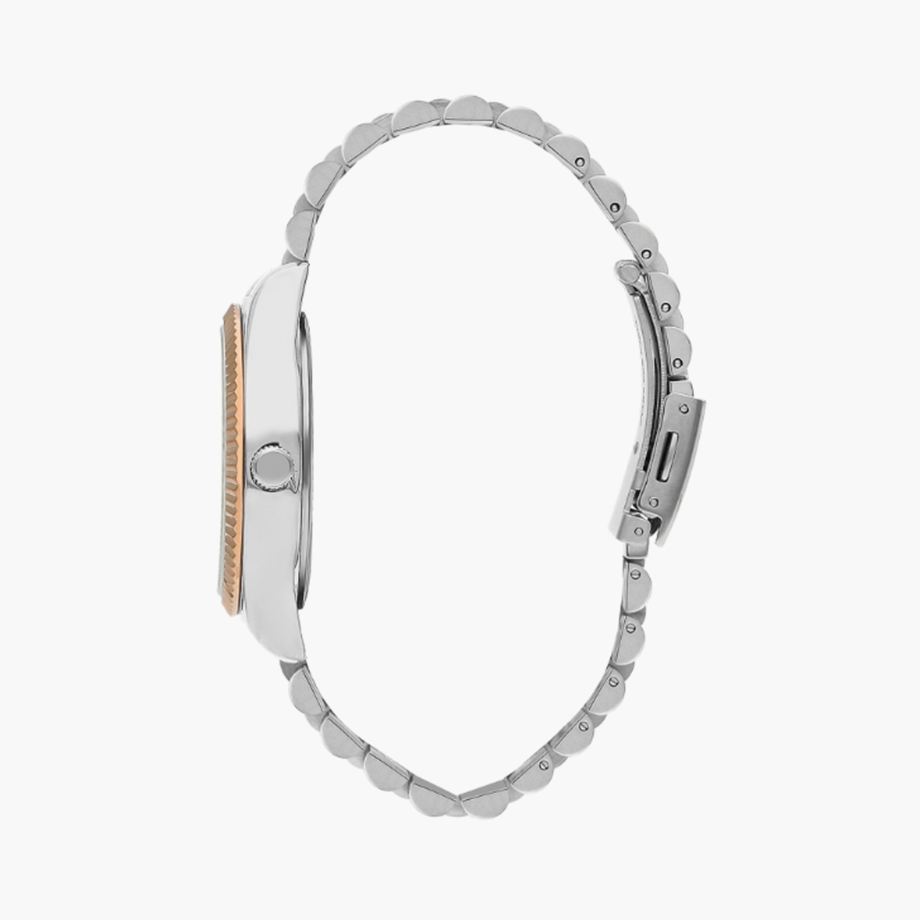 LC07680.570 | لي كوبر ساعة حريمي أنالوج ستانلس ستيل فضي ووردي ذهبي مقاس 35 مم-women-watchesandjewellery-watches-image-2