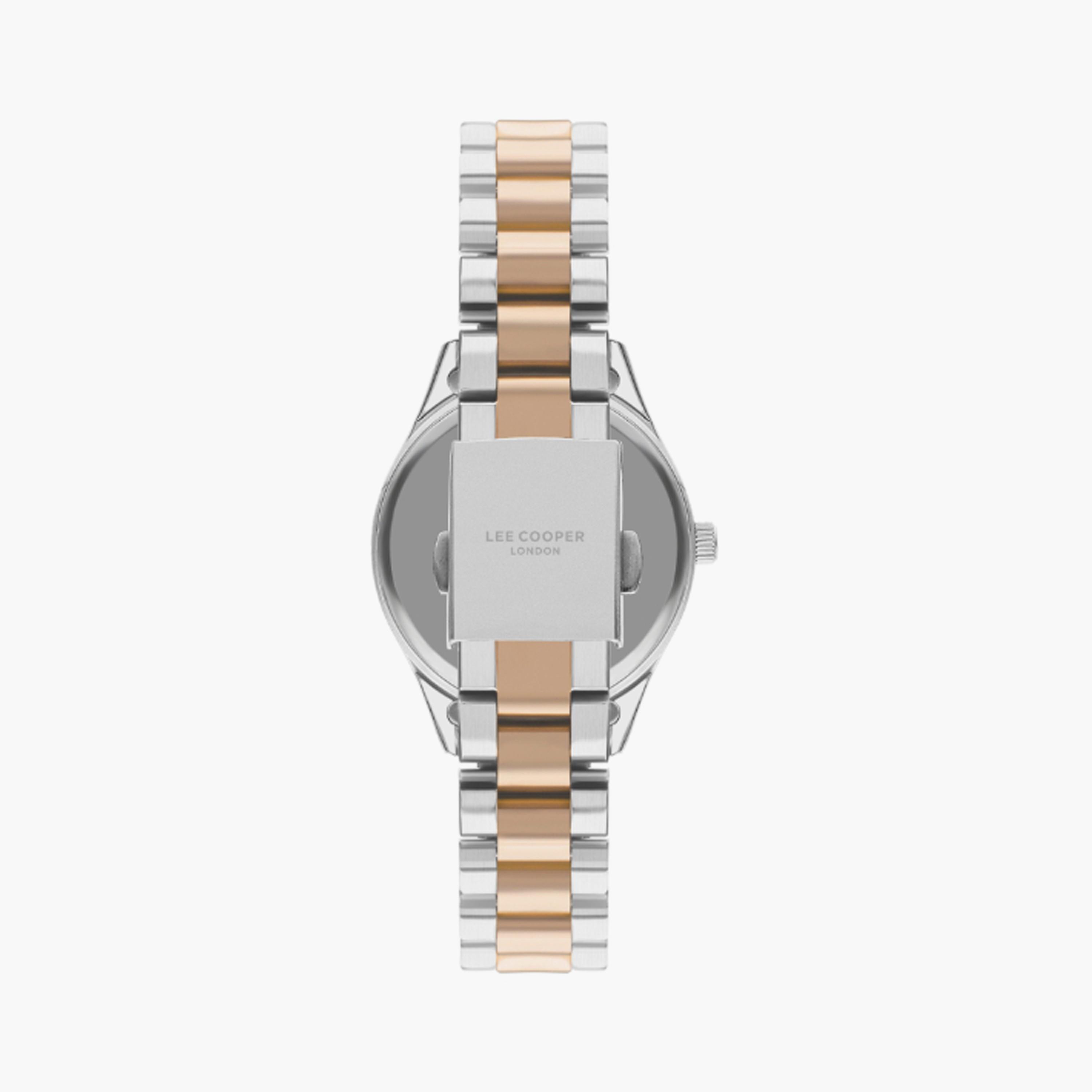 LC07680.570 | لي كوبر ساعة حريمي أنالوج ستانلس ستيل فضي ووردي ذهبي مقاس 35 مم-women-watchesandjewellery-watches-image-3