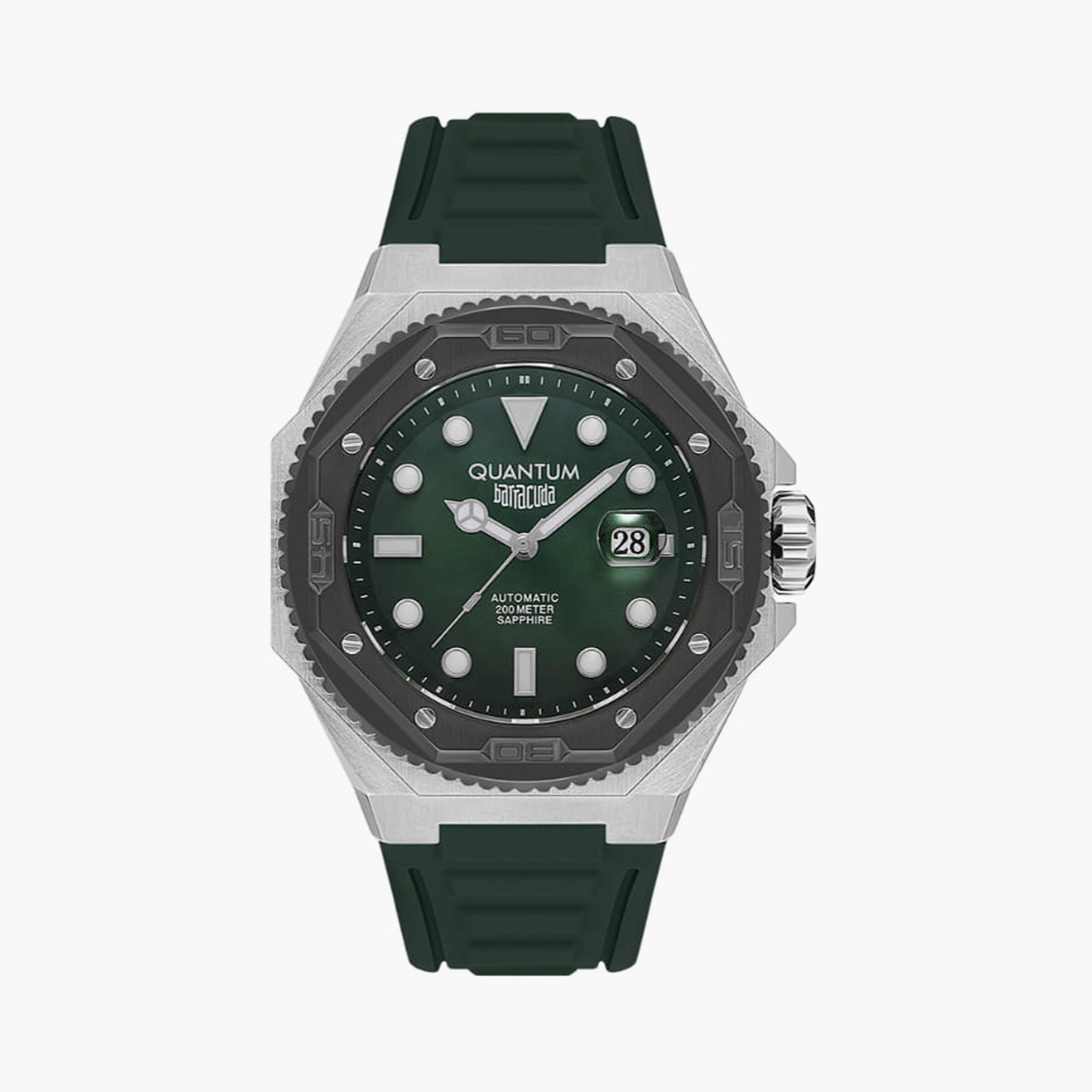 BAR1091.375 | ساعة للرجال اوتوماتيك بسوار سيليكون من كوانتوم اسود مقاس 47 مم-men-watchesandjewellery-watches-image-1