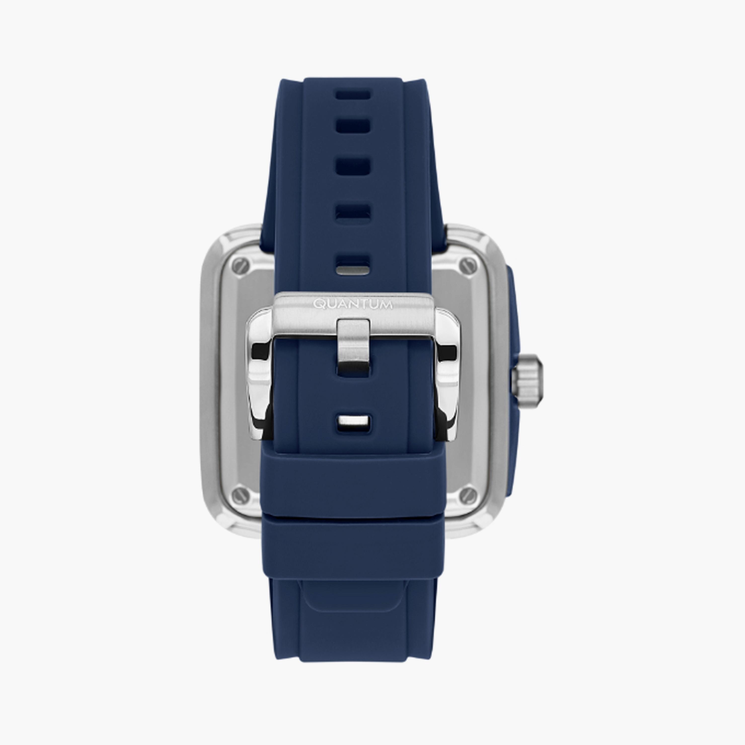 QMG1135.399 | ساعة للرجال اوتوماتيك بسوار سيليكون من كوانتوم ازرق مقاس 45 مم-men-watchesandjewellery-watches-image-3
