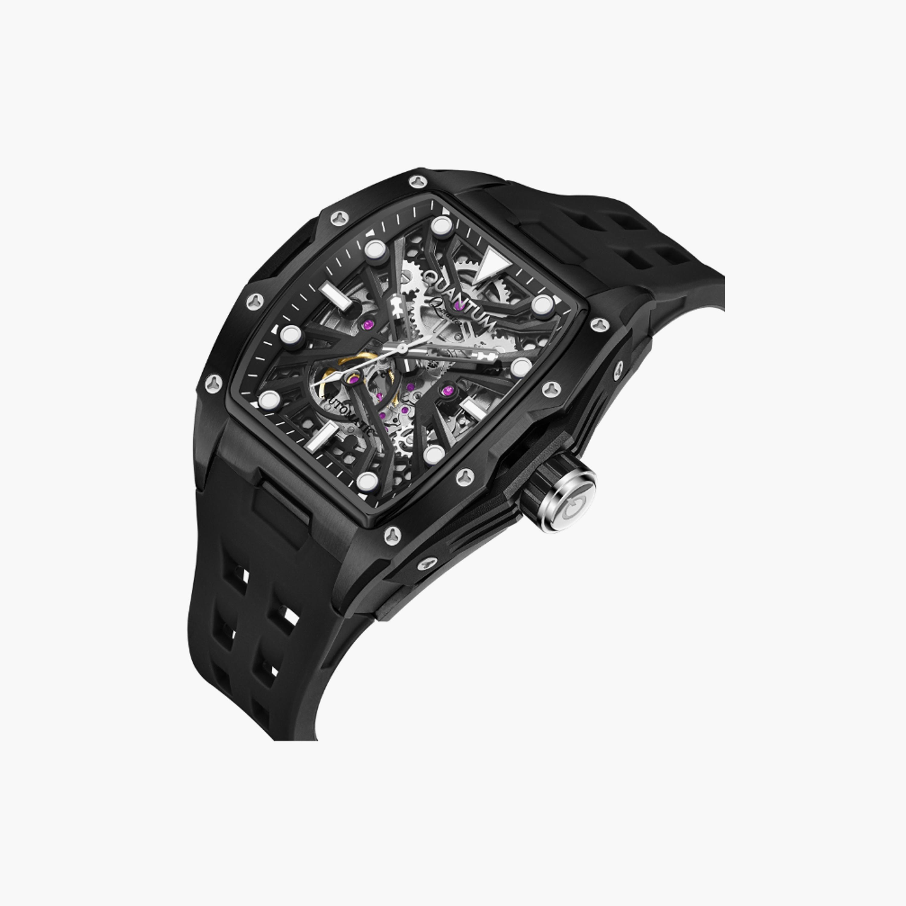 QMG1103.651 | ساعة للرجال اوتوماتيك بسوار سيليكون من كوانتوم اسود مقاس 47 مم-men-watchesandjewellery-watches-image-4