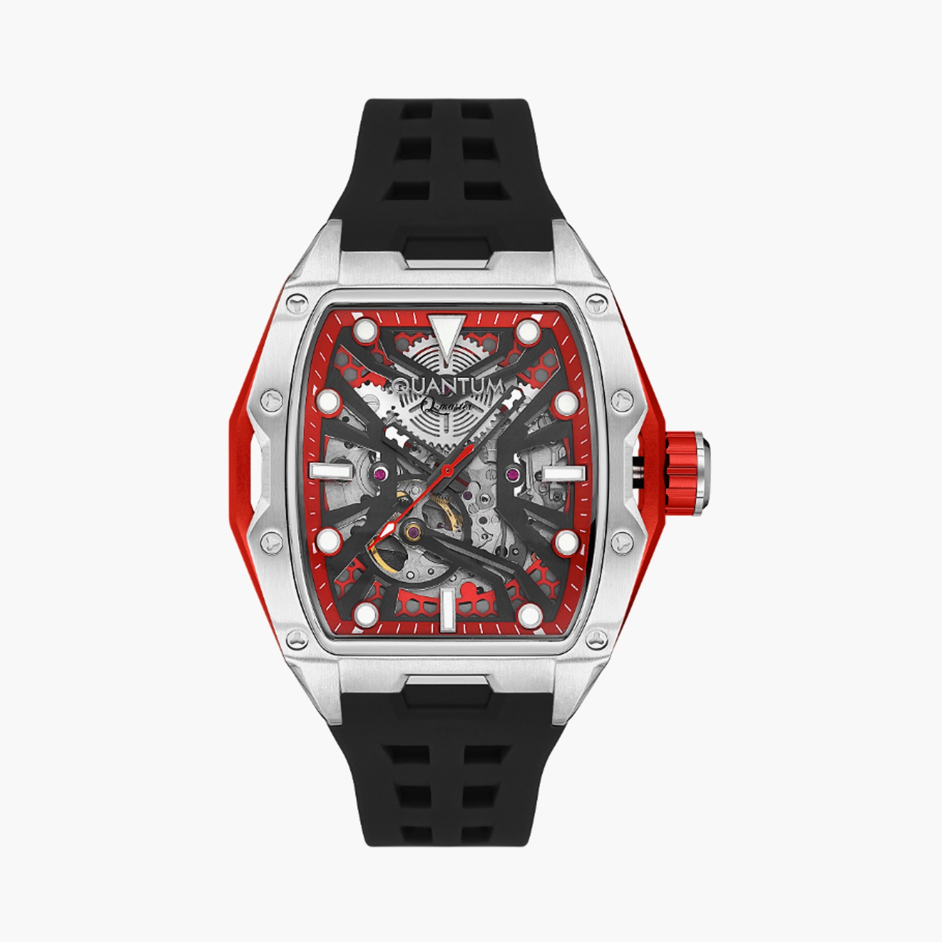 QMG1103.351 | ساعة للرجال اوتوماتيك بسوار سيليكون من كوانتوم اسود مقاس 47 مم-men-watchesandjewellery-watches-image-1