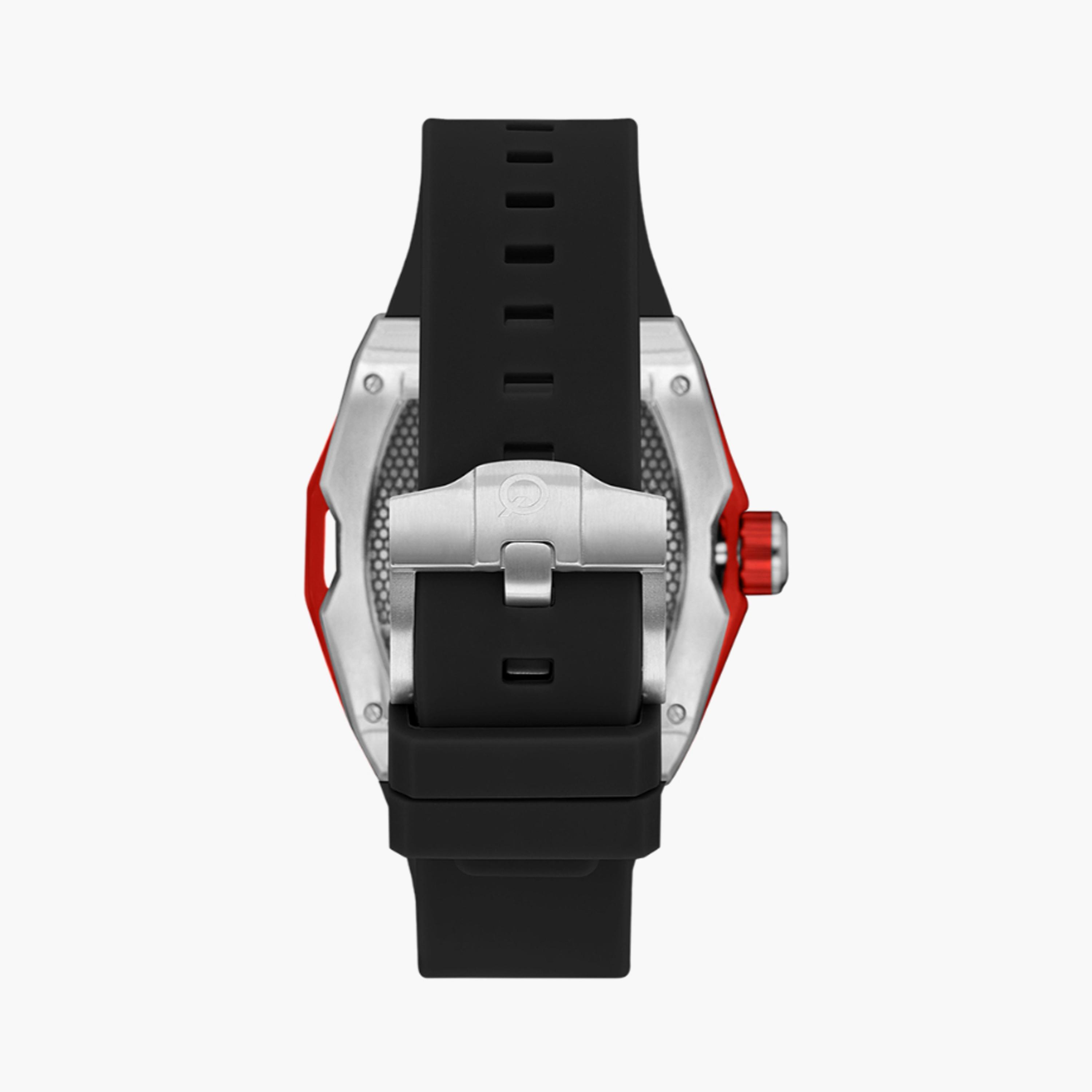 QMG1103.351 | ساعة للرجال اوتوماتيك بسوار سيليكون من كوانتوم اسود مقاس 47 مم-men-watchesandjewellery-watches-image-3