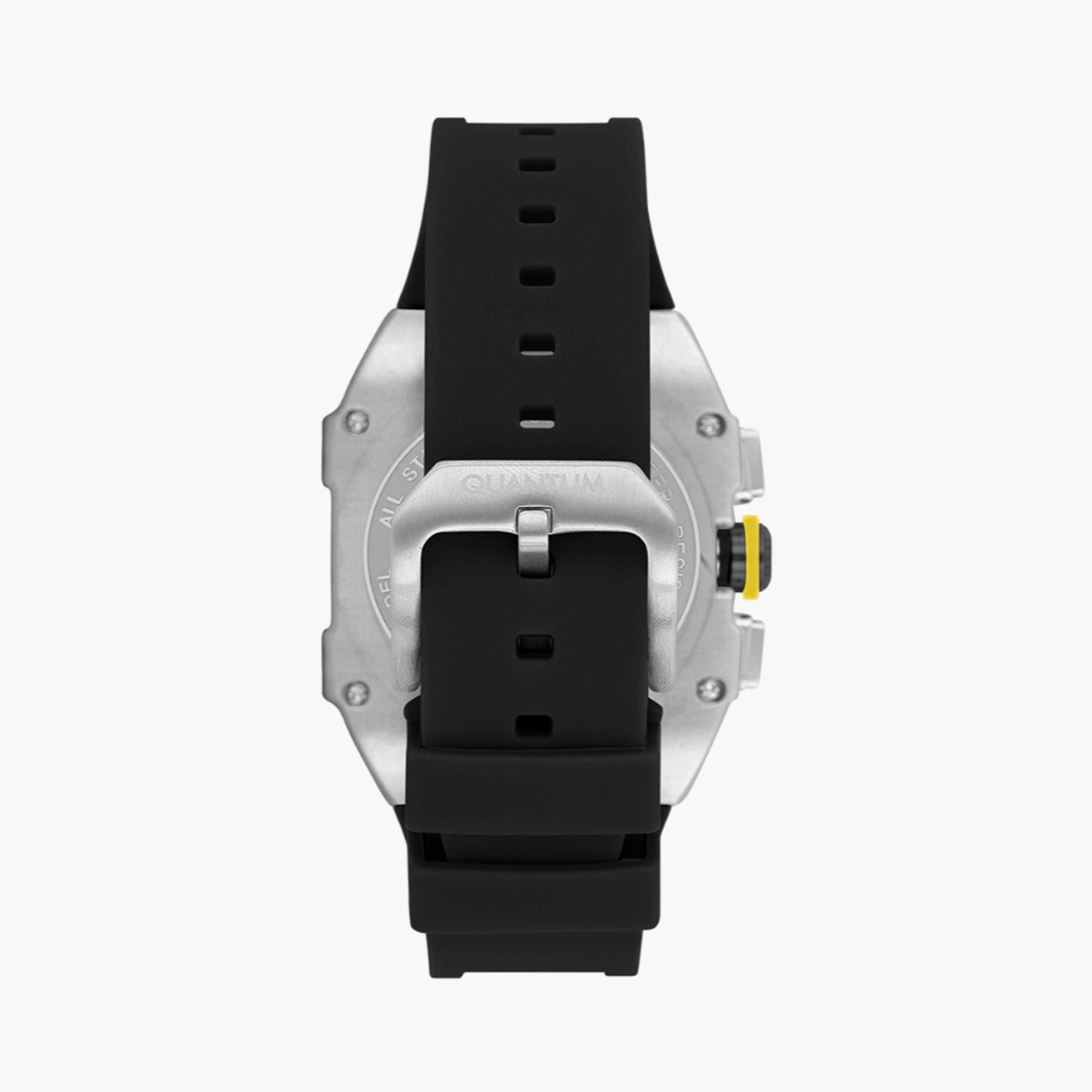 HNG1080.351 | ساعة للرجال كرونوغراف بسوار سيليكون من كوانتوم اسود مقاس 43 مم-men-watchesandjewellery-watches-image-3