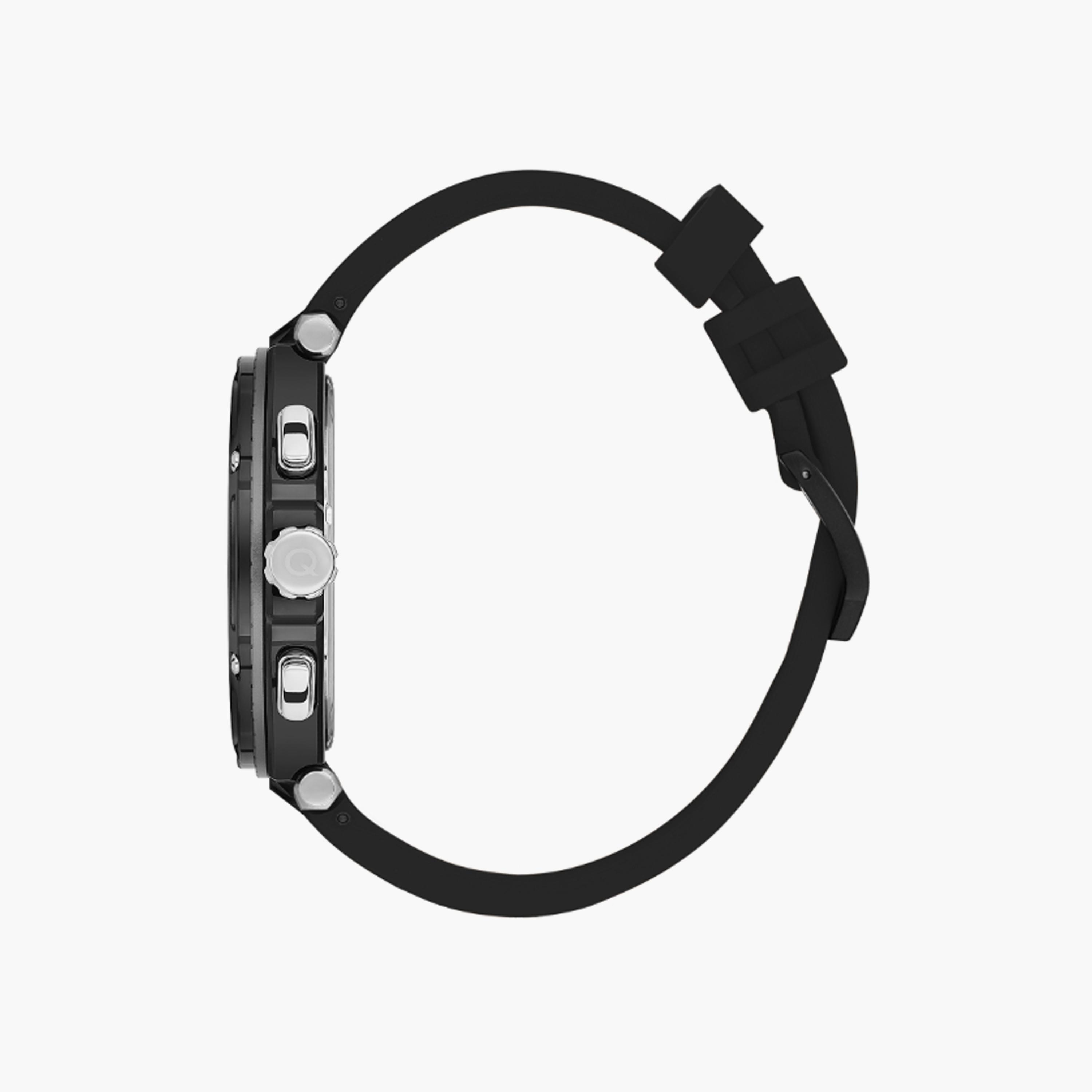 HNG1010.651 | ساعة للرجال كرونوغراف بسوار سيليكون من كوانتوم اسود مقاس 50 مم-men-watchesandjewellery-watches-image-2
